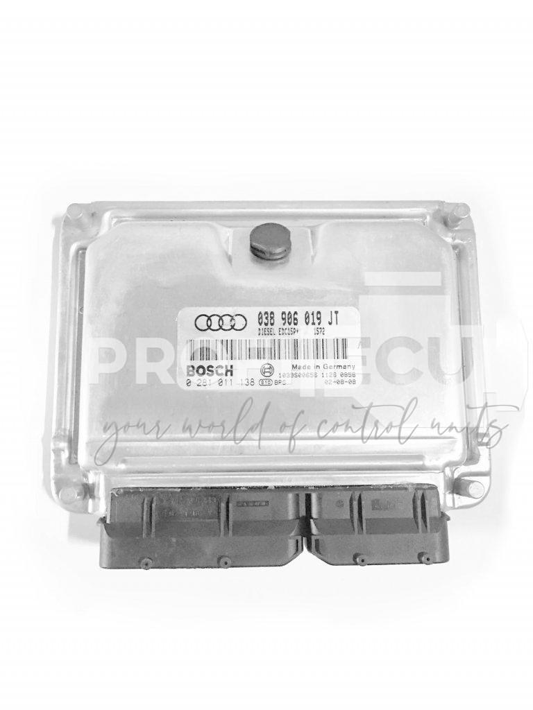 038906019JT 0281011138 ECU řídící jednotka motoru AUDI A4 B6 1.9 TDI