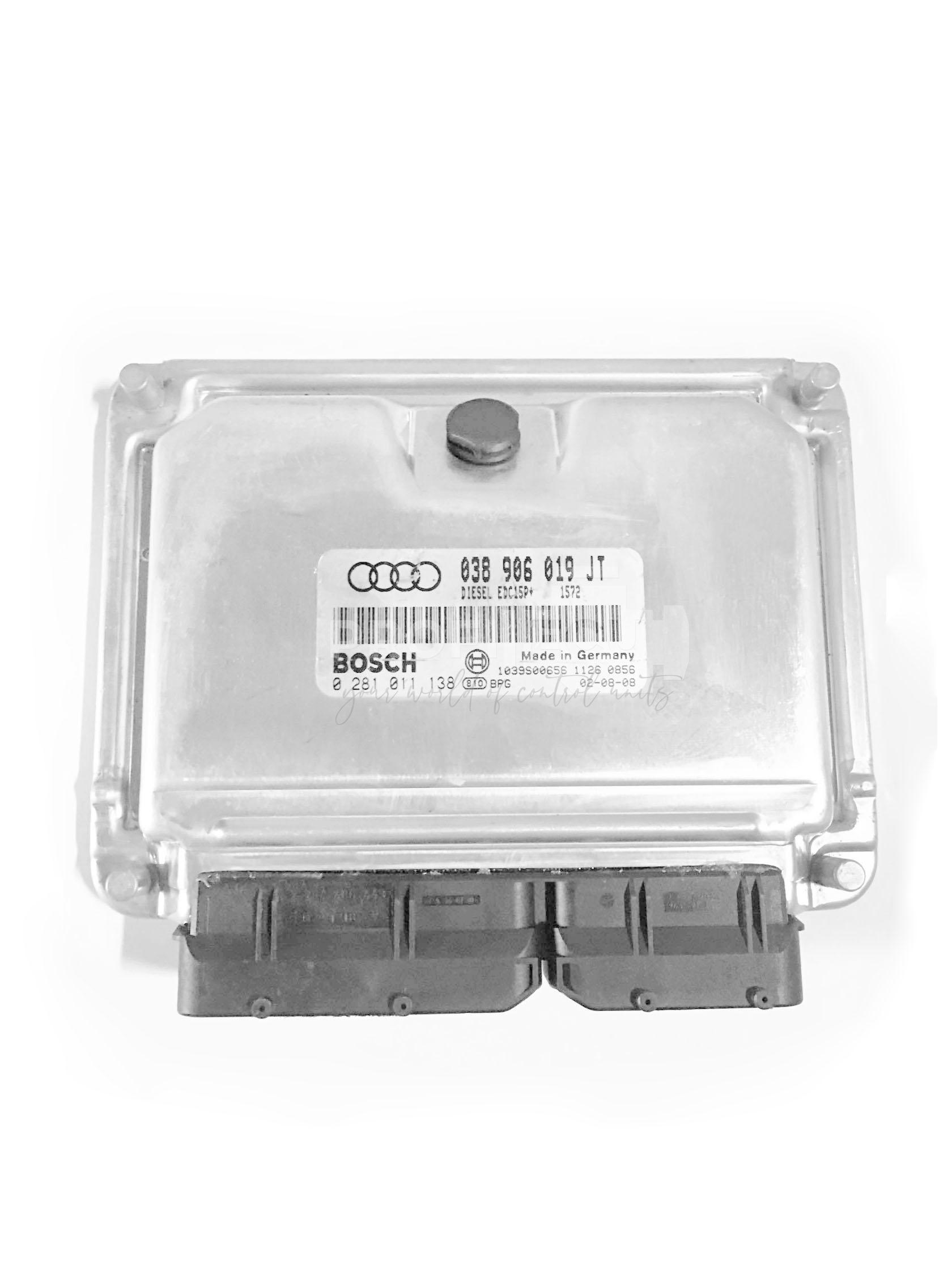 038906019JT 0281011138 ECU řídící jednotka motoru AUDI A4 B6 1.9 TDI 038906019JT 0281011138 ECU řídící jednotka motoru AUDI A4 B6 1.9 TDI