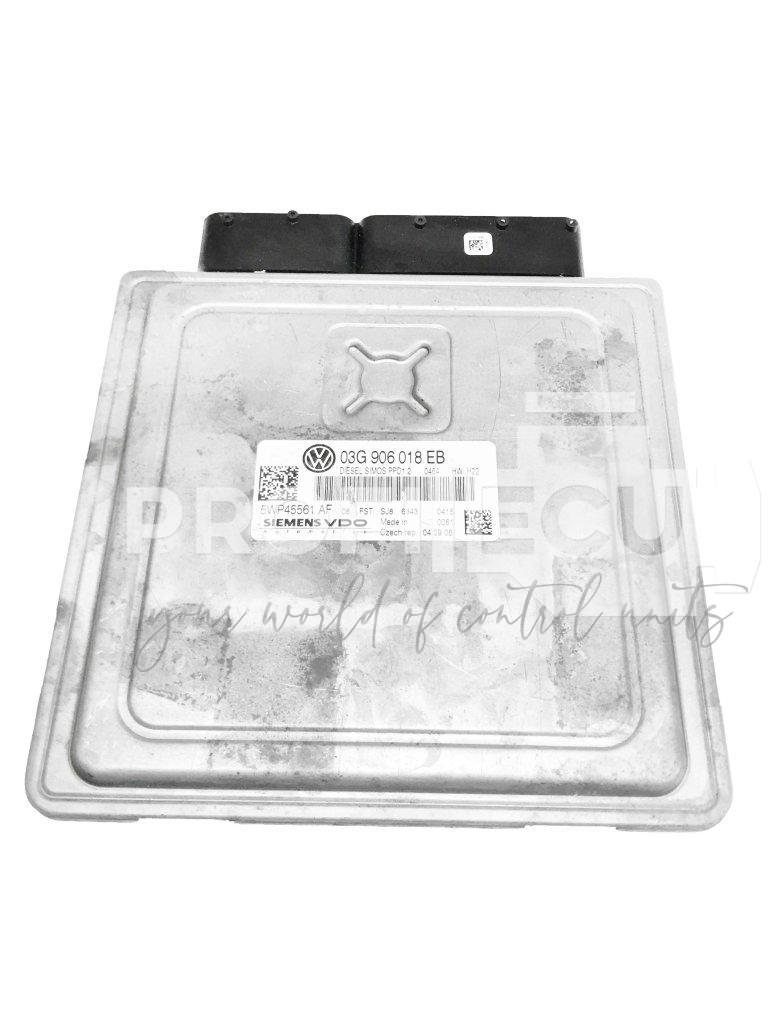 03G906018EB 5WP45561AF ECU Řídící jednotka motoru ŠKODA OCTAVIA 2.0 TDI
