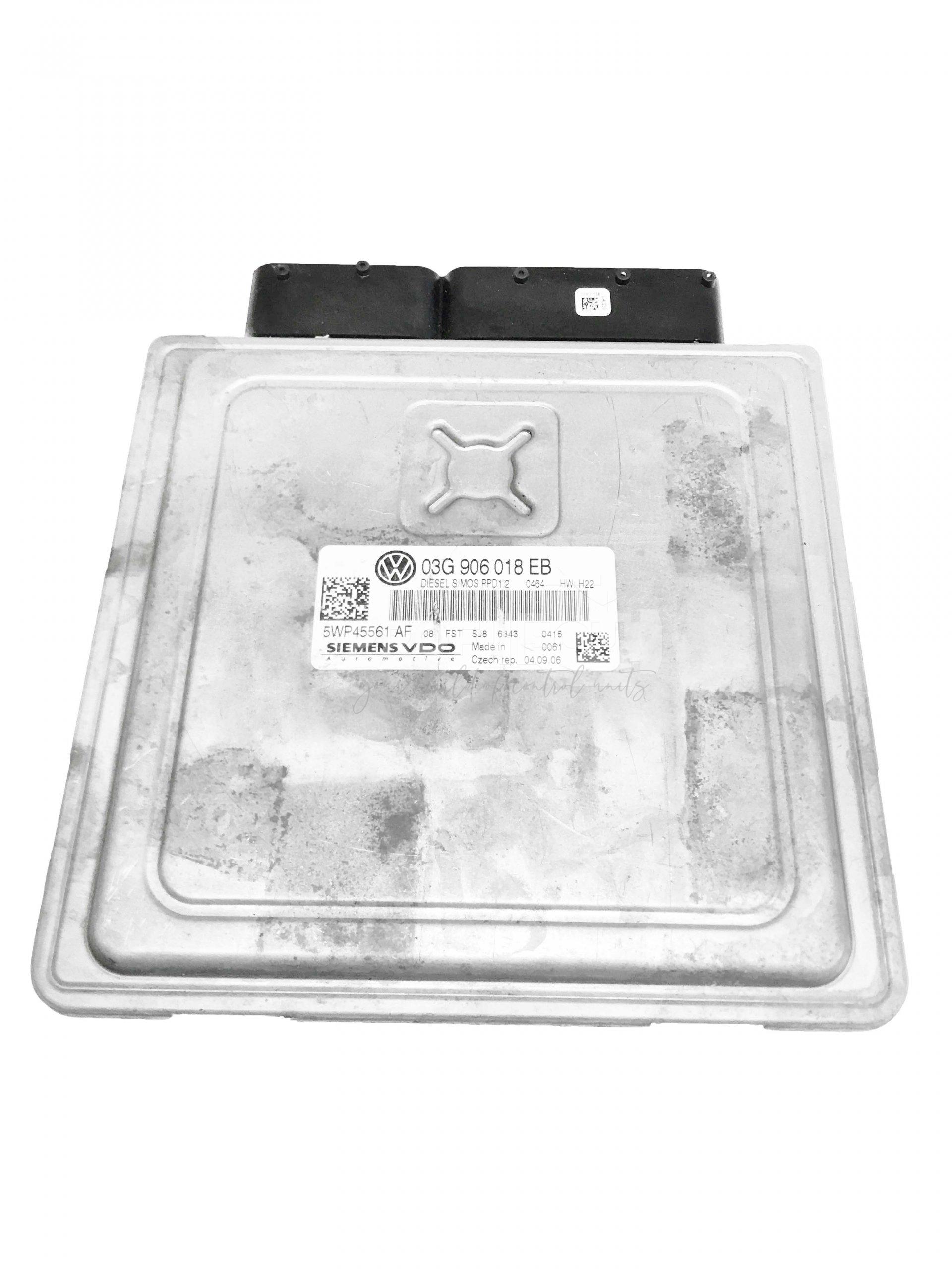 03G906018EB 5WP45561AF ECU Řídící jednotka motoru ŠKODA OCTAVIA 2.0 TDI 03G906018EB 5WP45561AF ECU Řídící jednotka motoru ŠKODA OCTAVIA 2.0 TDI