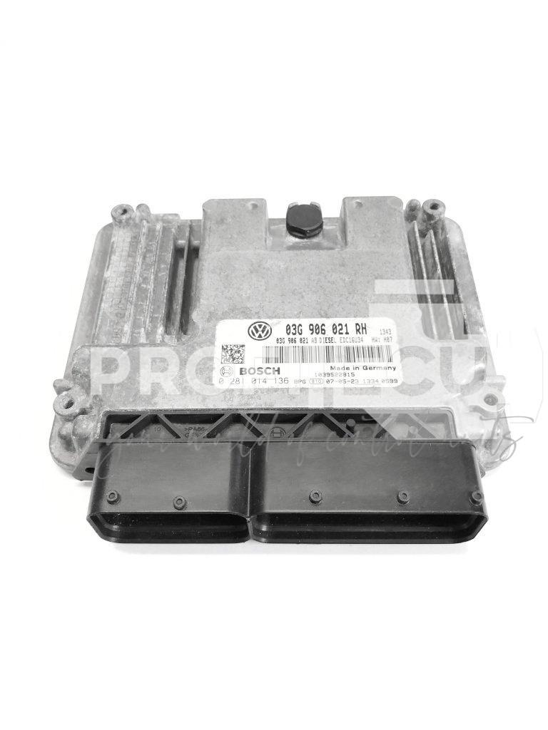 03G906021RH 0281014136 ECU Řídící jednotka motoru ŠKODA OCTAVIA 1.9 TDI
