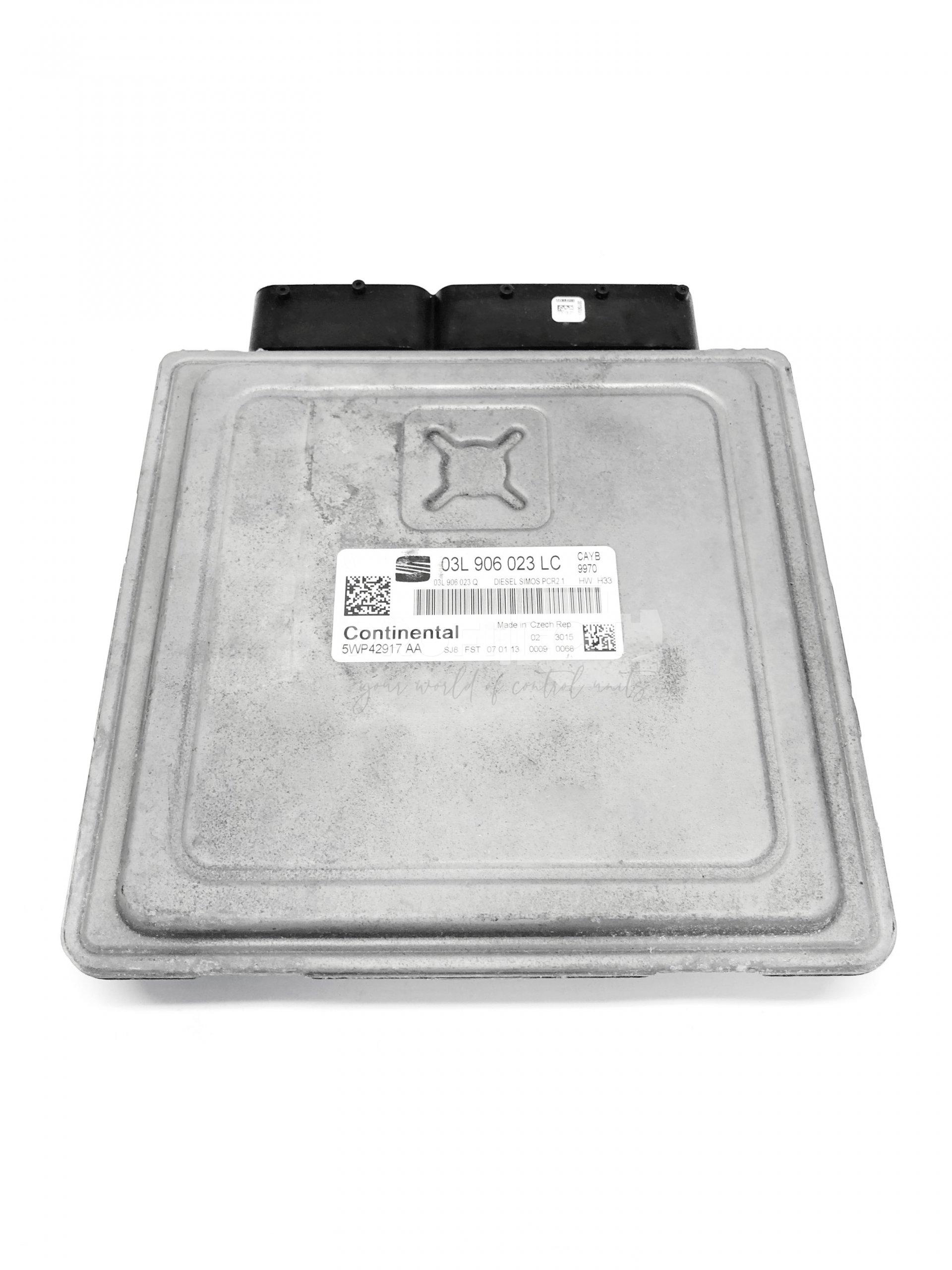 03L906023LC 5WP42917 ECU Řídící jednotka motoru SEAT IBIZA 1.6 TDI CAYB