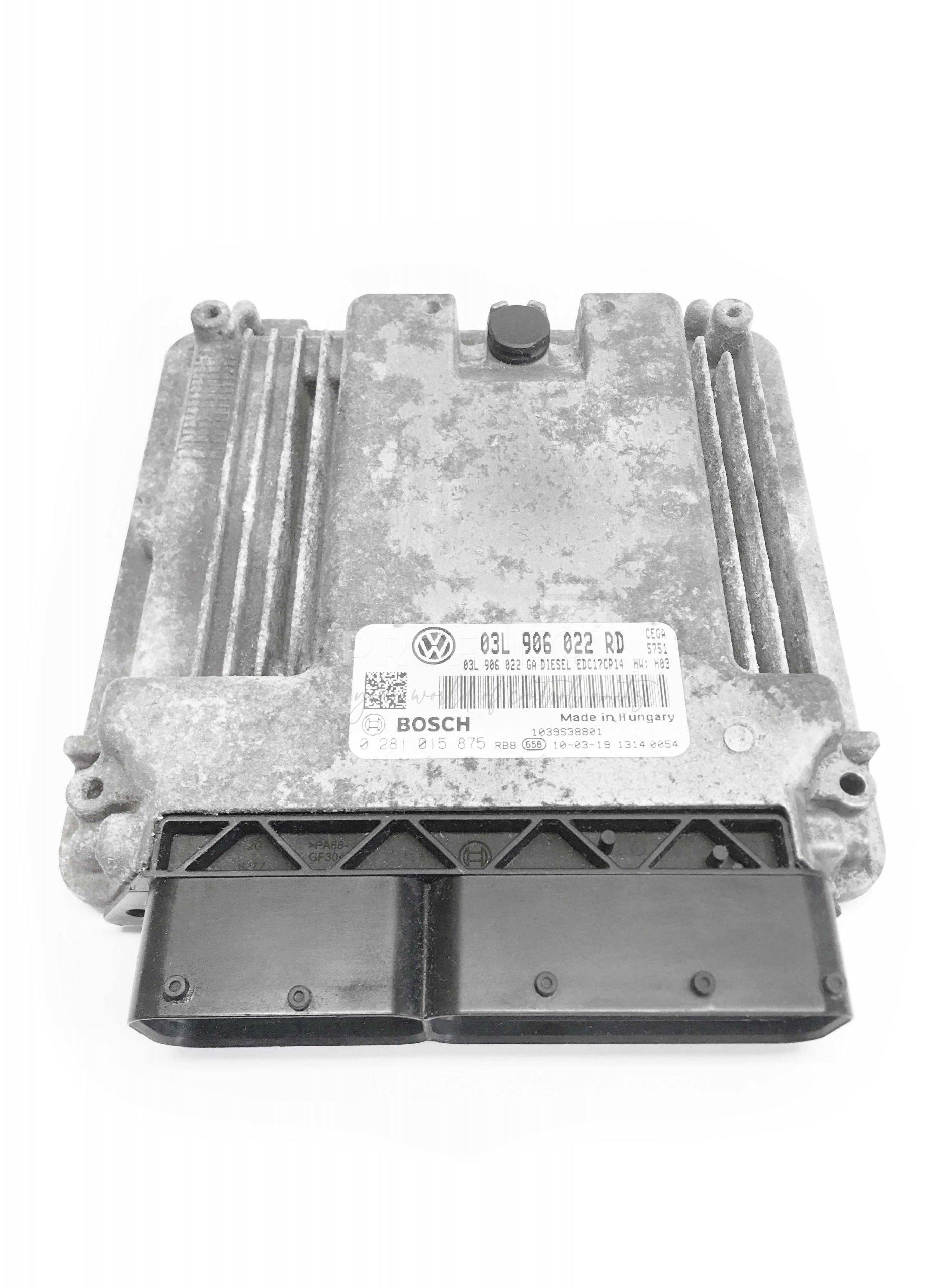 03L906022RD 0281015875 ECU Řídící jednotka motoru VW ŠKODA