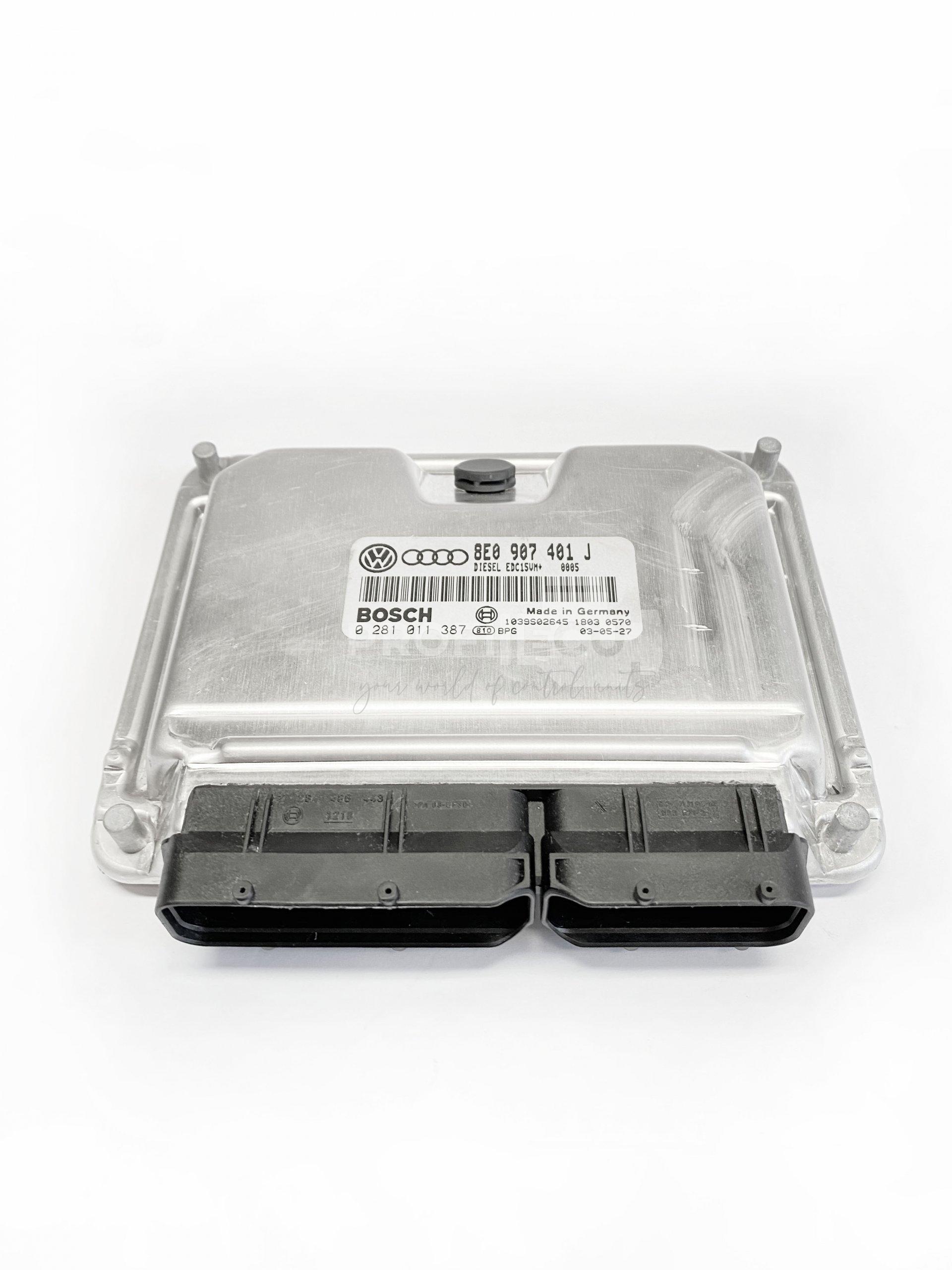 8E0907401J 0281011387 ECU Řídící jednotka motoru AUDI A6 C5 2.5 TDI