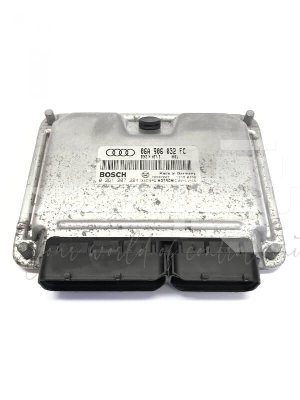 06A906032FC 0261207204 ECU / ŘÍDÍCÍ JEDNOTKA MOTORU ŠKODA, AUDI 1.8T