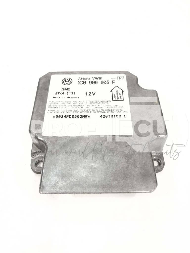 1C0909605F 1C0909605 F airbag jednotka ŠKODA SUPERB / VW GOLF