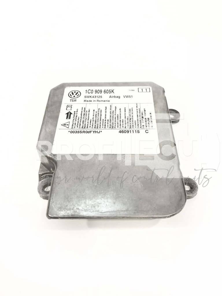 1C0909605K 1C0909605 K airbag jednotka VW POLO / ŠKODA FABIA II 2