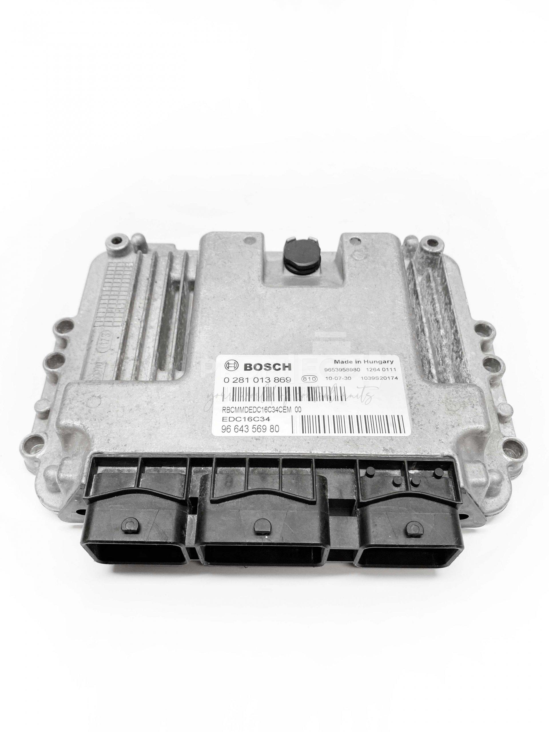 0 281 013 869 0281013869 9664356980 ECU Řídící jednotka motoru PEUGEOT 307 1.6HDI 0 281 013 869 0281013869 9664356980 ECU Řídící jednotka motoru PEUGEOT 307 1.6HDI
