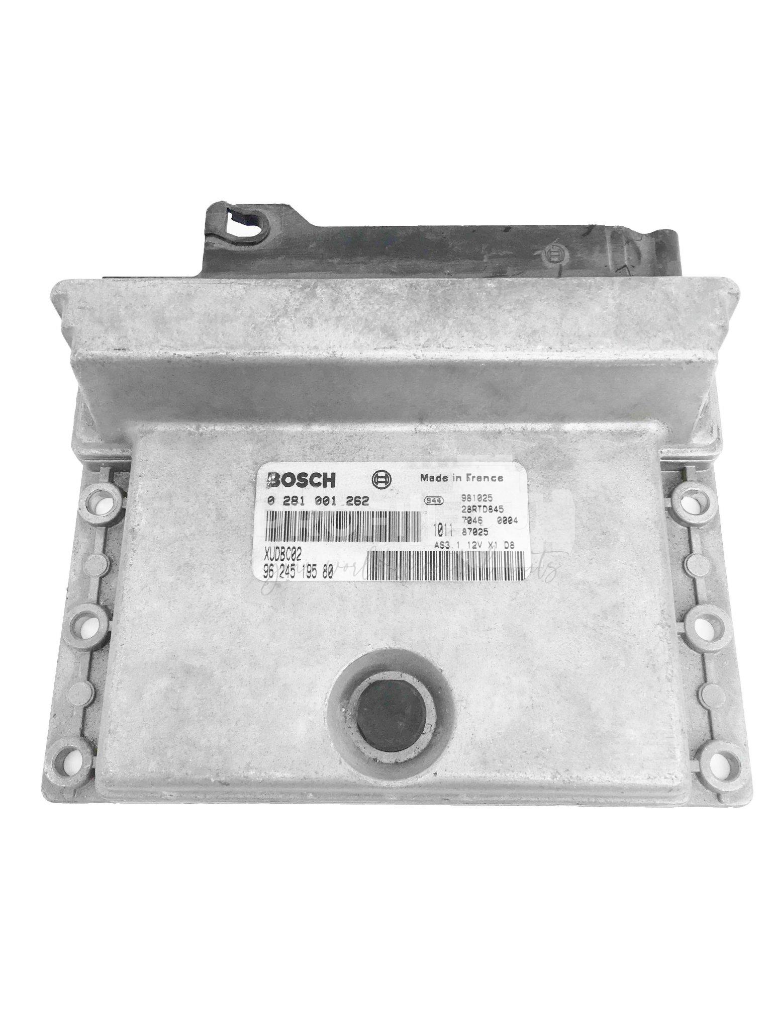 0281001262 9624519580 ECU Řídící jednotka motoru PEUGEOT 406