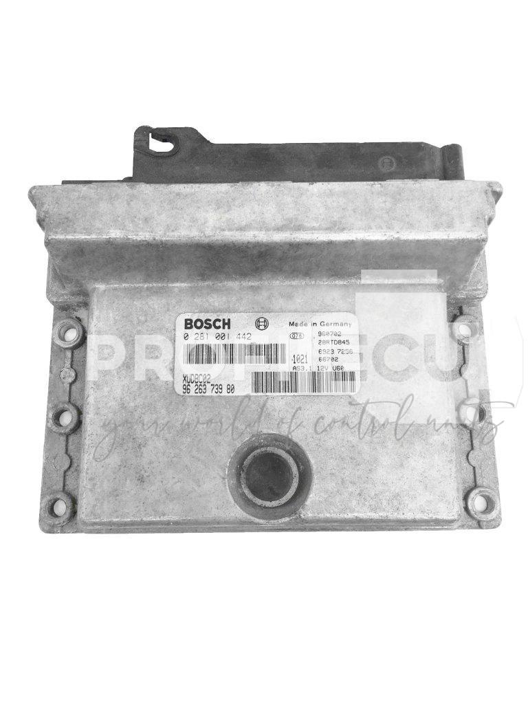0281001442 962637980 ECU Řídící jednotka motoru PEUGEOT FIAT