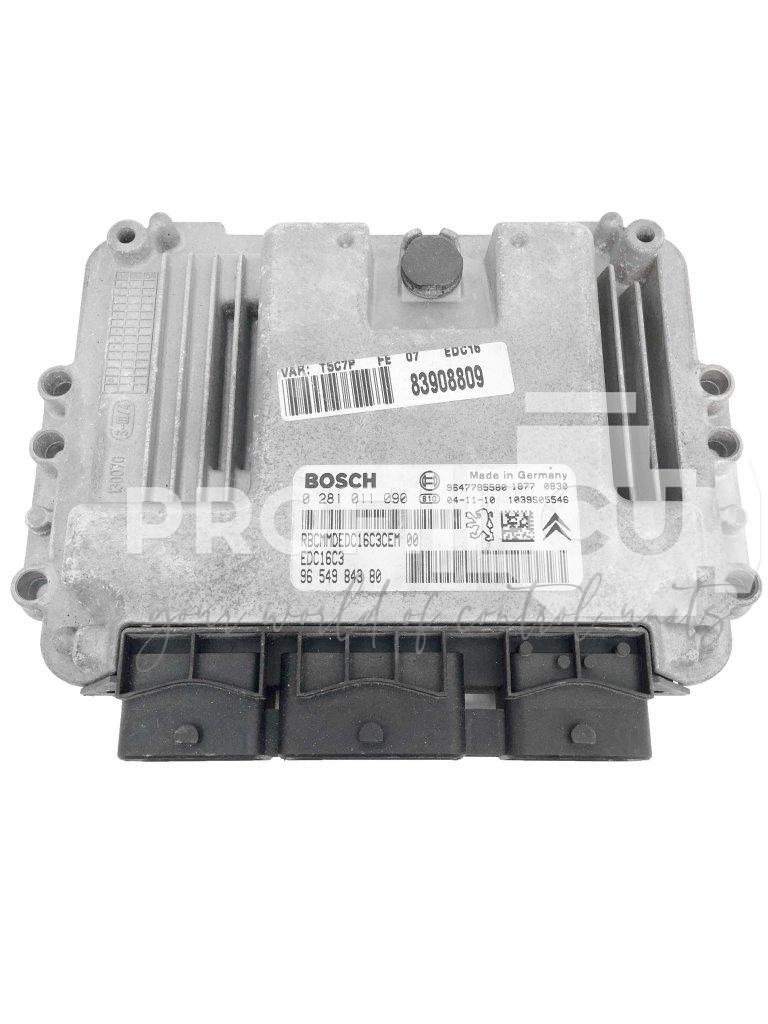 0281011090 9654984380 ECU Řídící jednotka motoru PEUGEOT