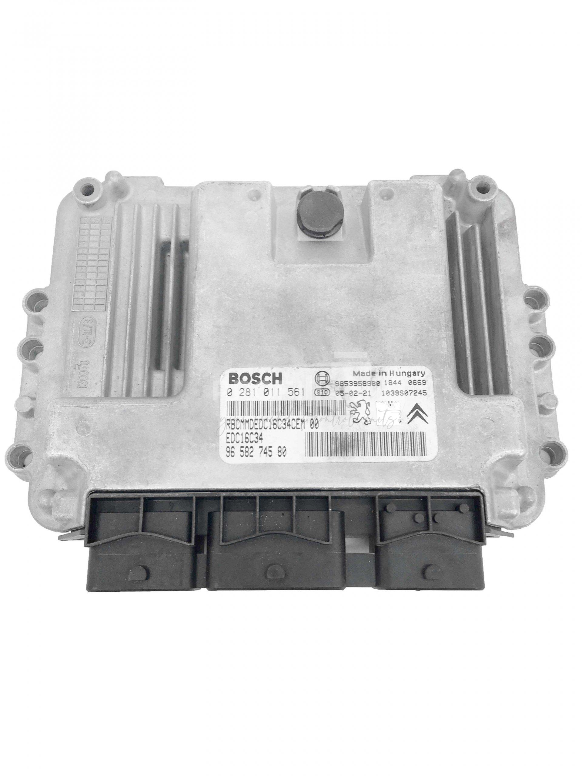 0281011561 9658274580 ECU Řídící jednotka motoru CITROEN C5 1.6 HDI 0281011561 9658274580 ECU Řídící jednotka motoru CITROEN C5 1.6 HDI