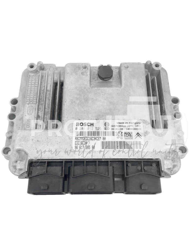 0281012525 9661728580 0 281 012 525 ECU Řídící jednotka motoru PEUGEOT 206 1.4