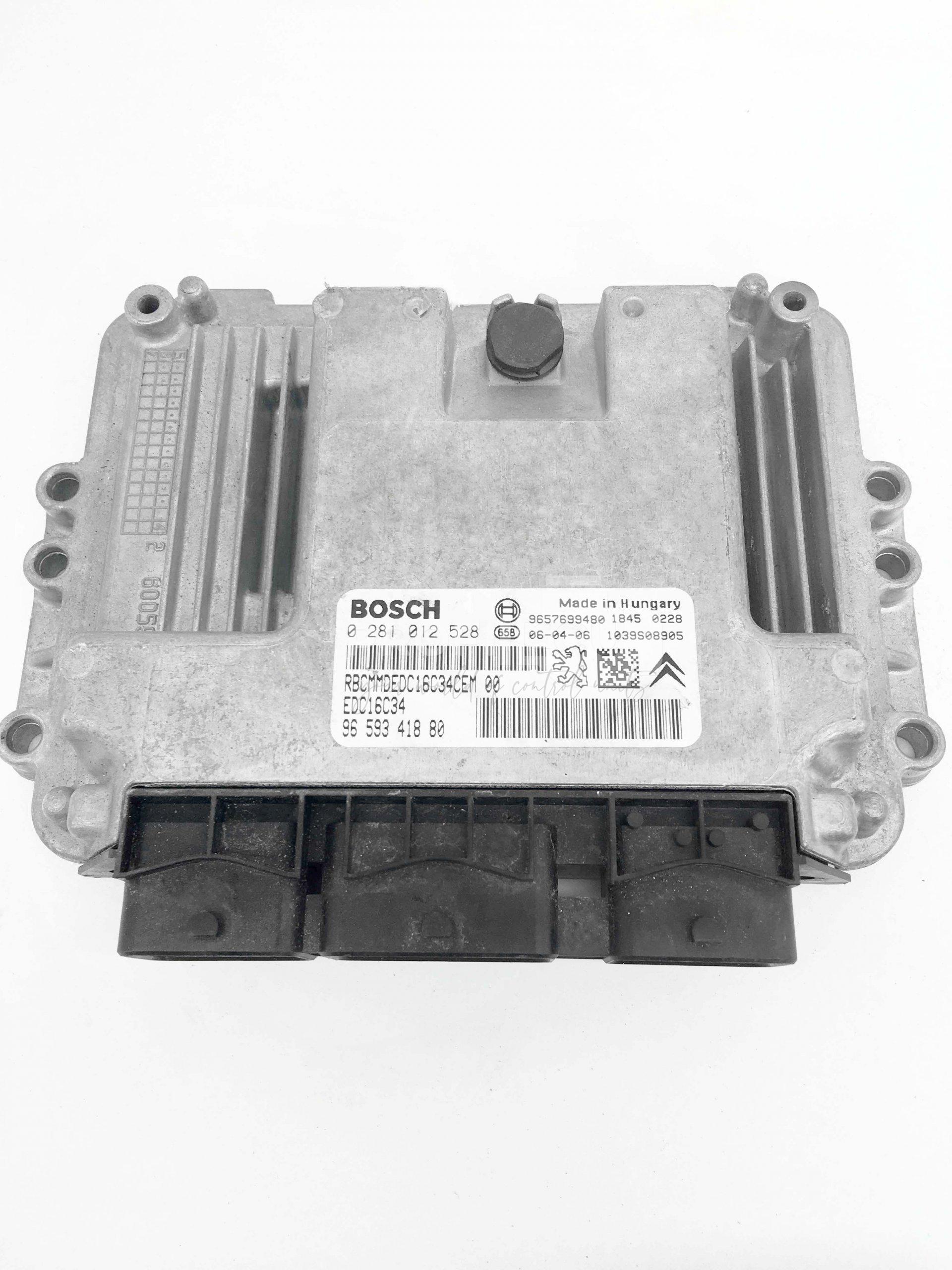 0281012528 9659341880 0 281 012 528 ECU Řídící jednotka motoru CITROEN 0281012528 9659341880 0 281 012 528 ECU Řídící jednotka motoru CITROEN