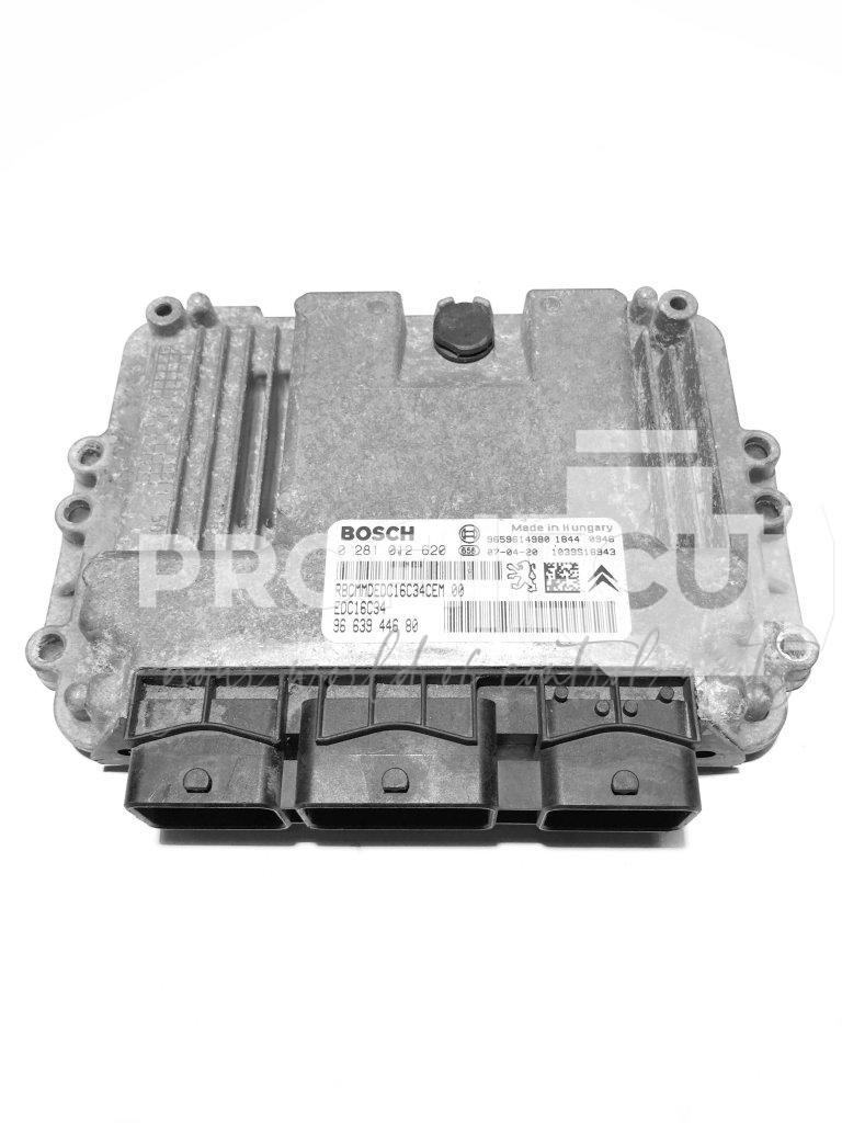 0281012620 9663944680 0 281 012 620 ECU Řídící jednotka motoru CITROEN PEUGEOT 1.6 HDI