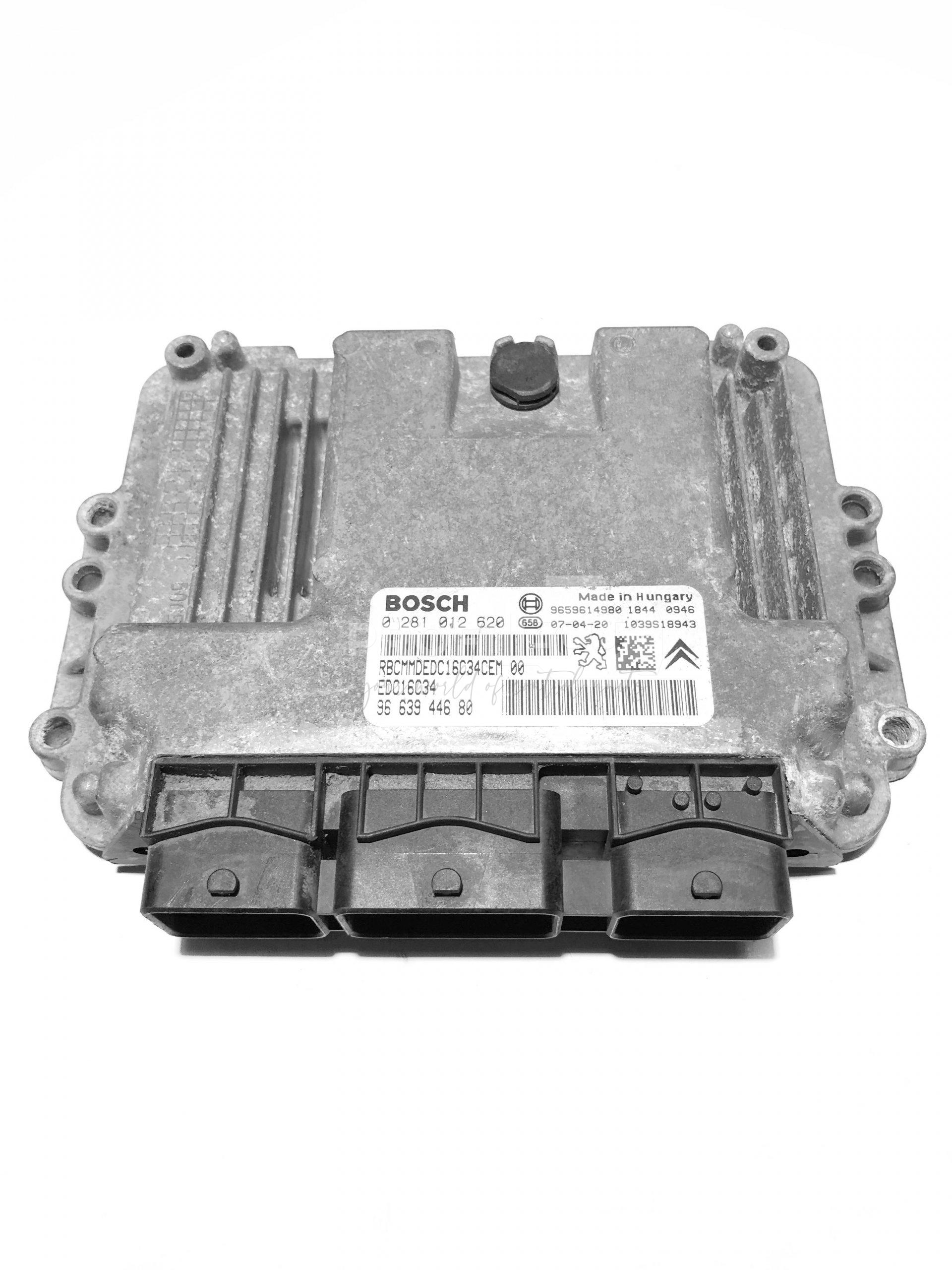 0281012620 9663944680 0 281 012 620 ECU Řídící jednotka motoru CITROEN PEUGEOT 1.6 HDI 0281012620 9663944680 0 281 012 620 ECU Řídící jednotka motoru CITROEN PEUGEOT 1.6 HDI