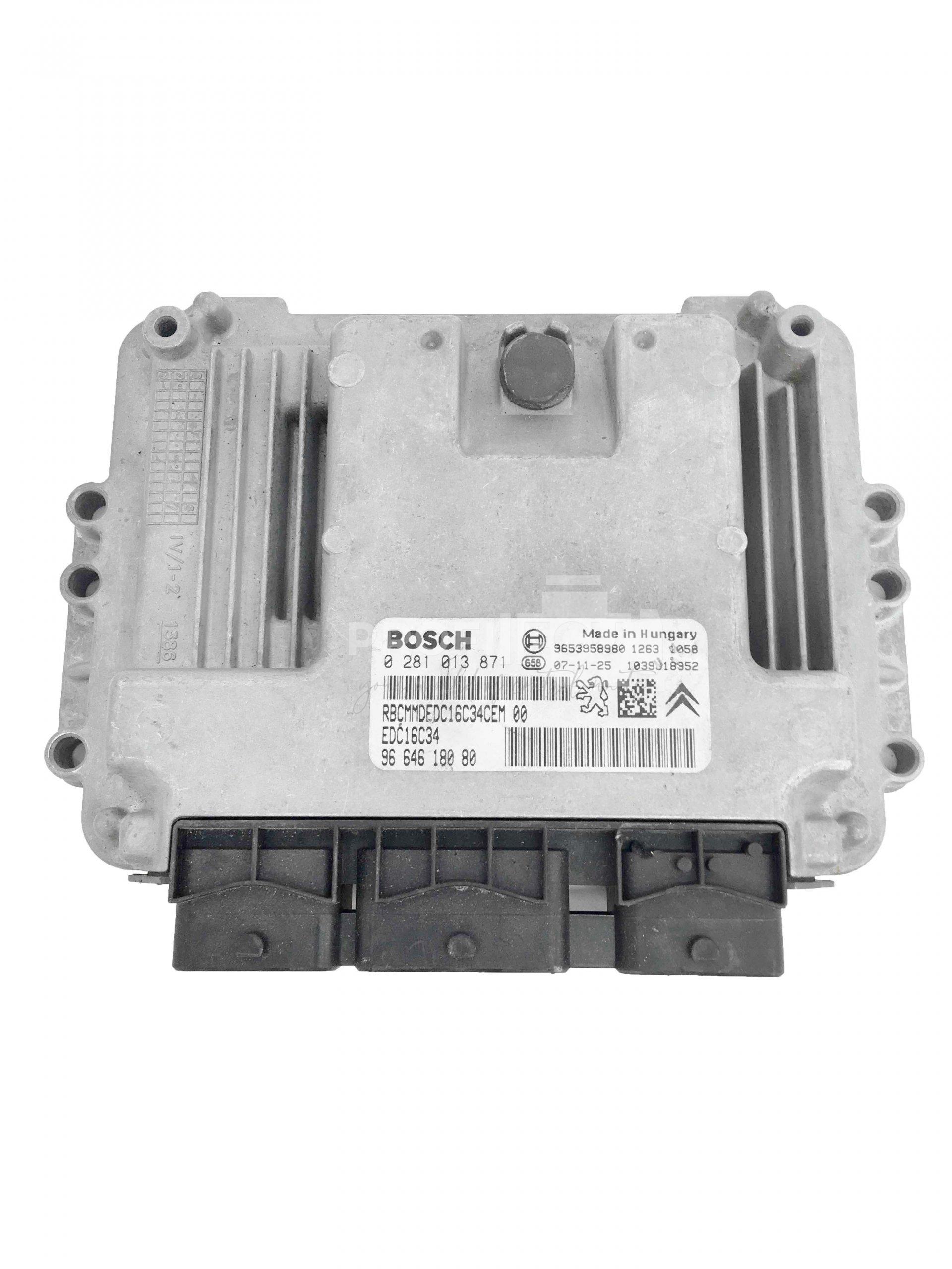 0281013871 9664618080 0 281 013 871 ECU Řídící jednotka motoru PEUGEOT CITROEN 1.6 HDI 0281013871 9664618080 0 281 013 871 ECU Řídící jednotka motoru PEUGEOT CITROEN 1.6 HDI