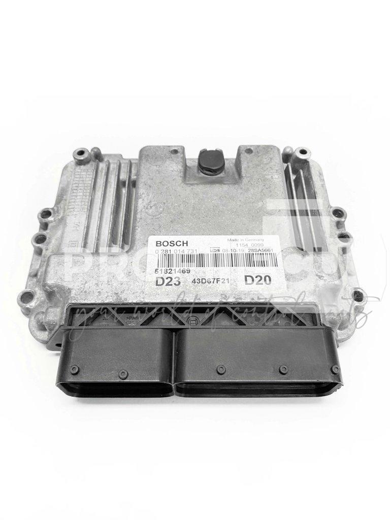 0281014731 51821469 ECU Řídící jednotka motoru BOXER DUCATO JUMPER 2.3