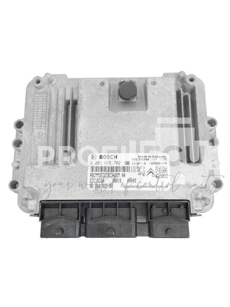 0 281 015 782 0281015782 9666082580 ECU Řídící jednotka motoru CITROEN