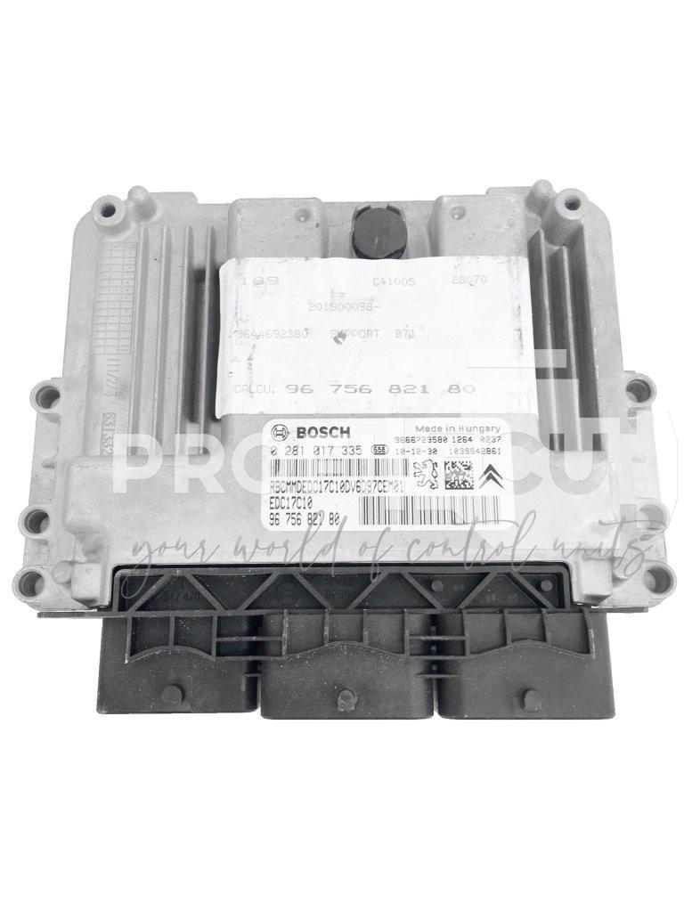 0 281 017 335 0281017335 9675682180 ECU Řídící jednotka motoru CITROEN PEUGEOT