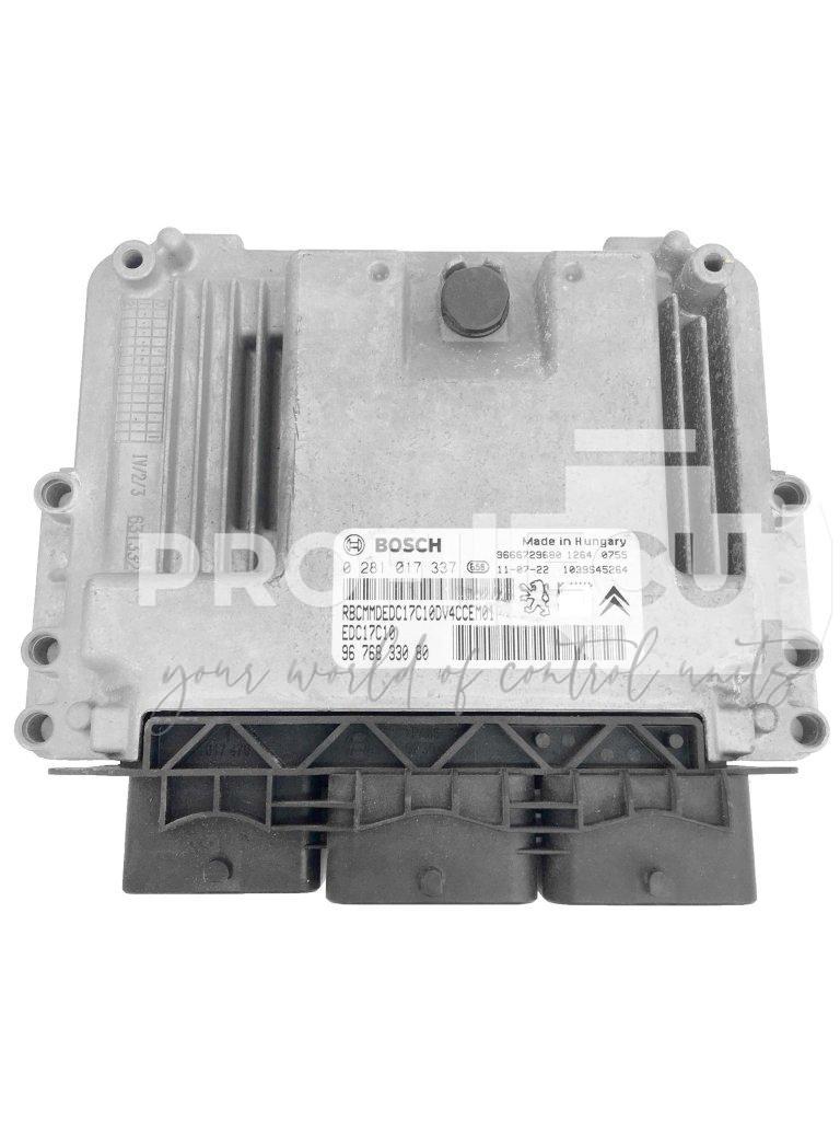 0 281 017 337 0281017337 9676833080 ECU Řídící jednotka motoru CITROEN 1.4 HDI