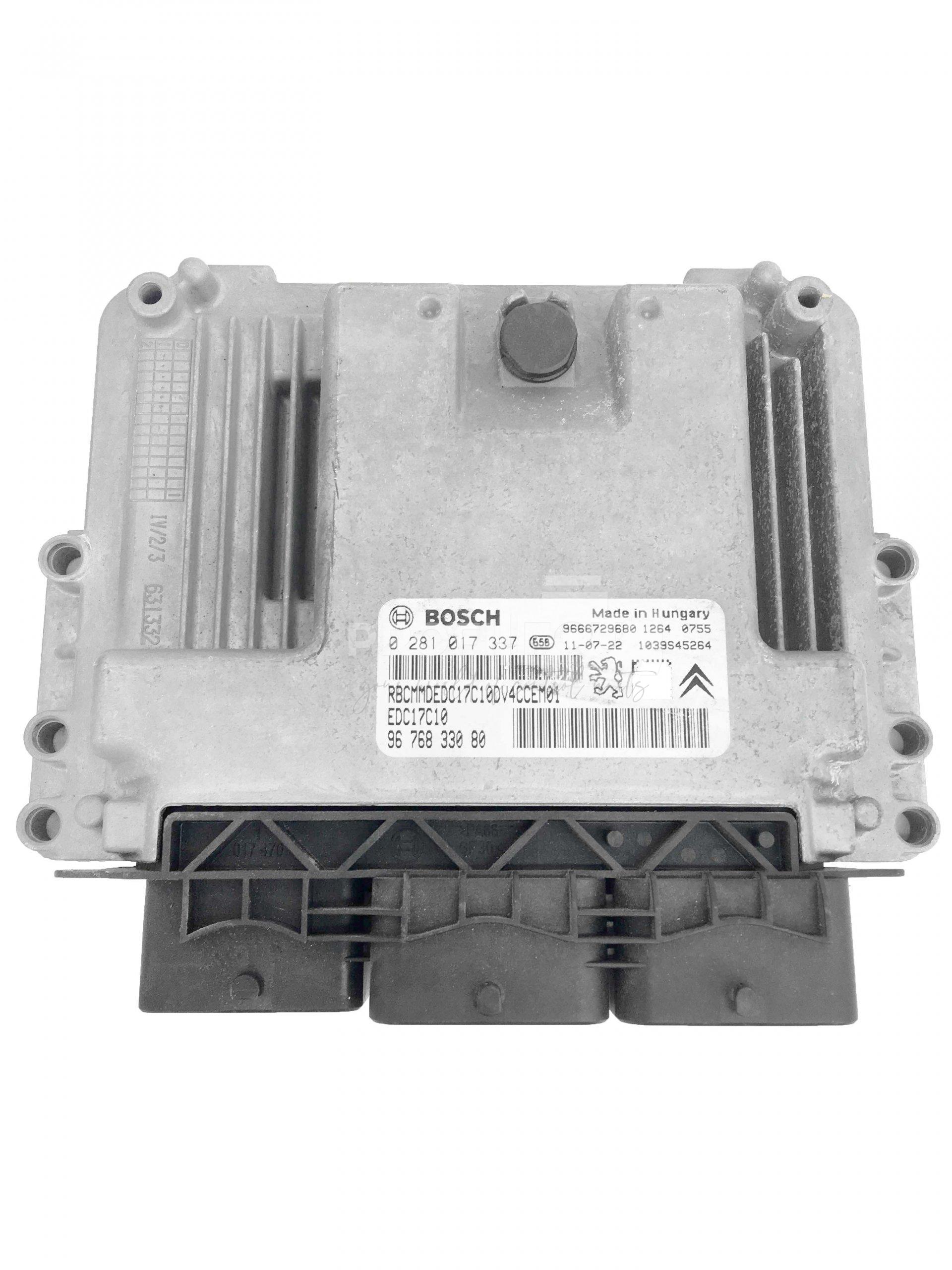0 281 017 337 0281017337 9676833080 ECU Řídící jednotka motoru CITROEN 1.4 HDI 0 281 017 337 0281017337 9676833080 ECU Řídící jednotka motoru CITROEN 1.4 HDI