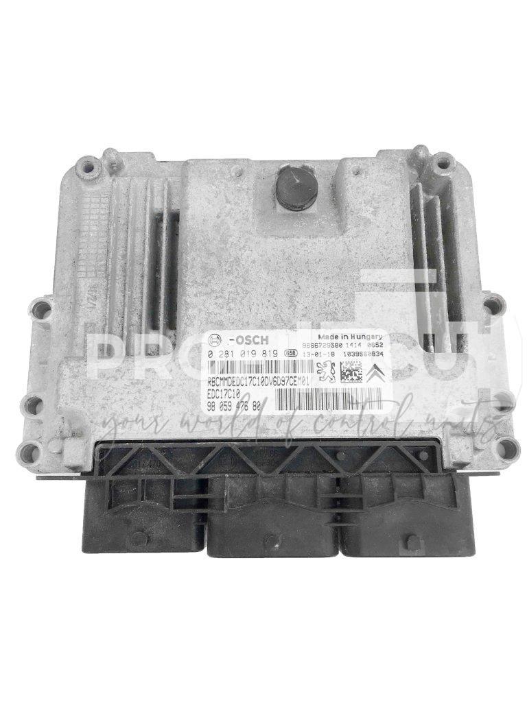 0 281 019 819 0281019819 9805947680 ECU Řídící jednotka motoru CITROEN