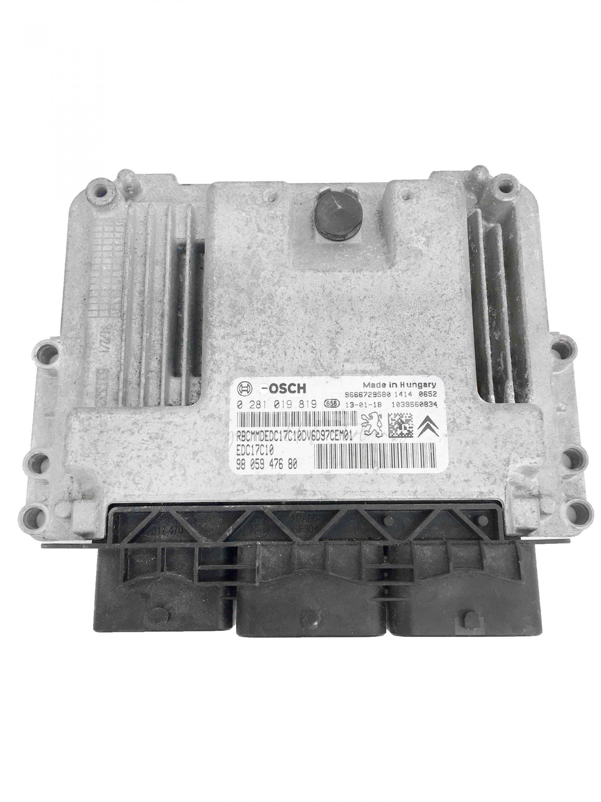 0 281 019 819 0281019819 9805947680 ECU Řídící jednotka motoru CITROEN