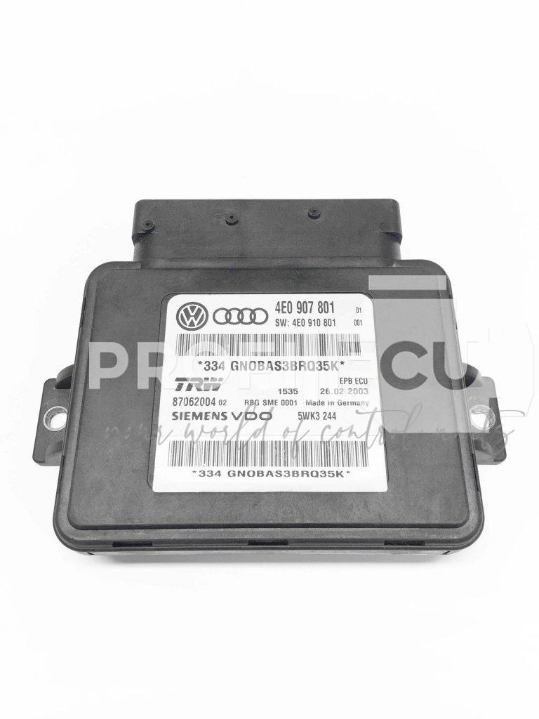 4E0907801 4E0 907 801 Jednotka Parkovací brzdy – AUDI A8