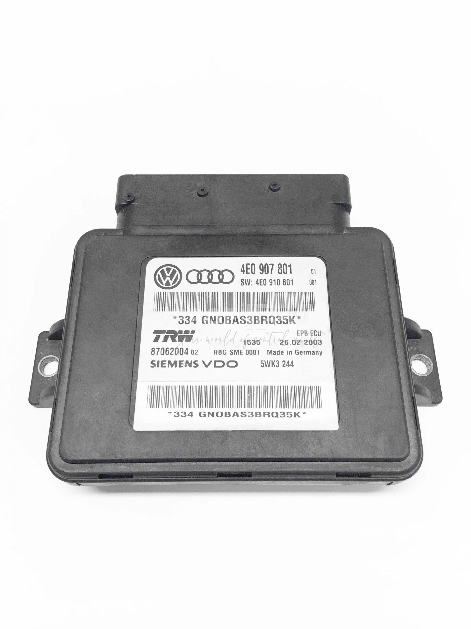 4E0907801 4E0 907 801 Jednotka Parkovací brzdy – AUDI A8 4E0907801 4E0 907 801 Jednotka Parkovací brzdy – AUDI A8
