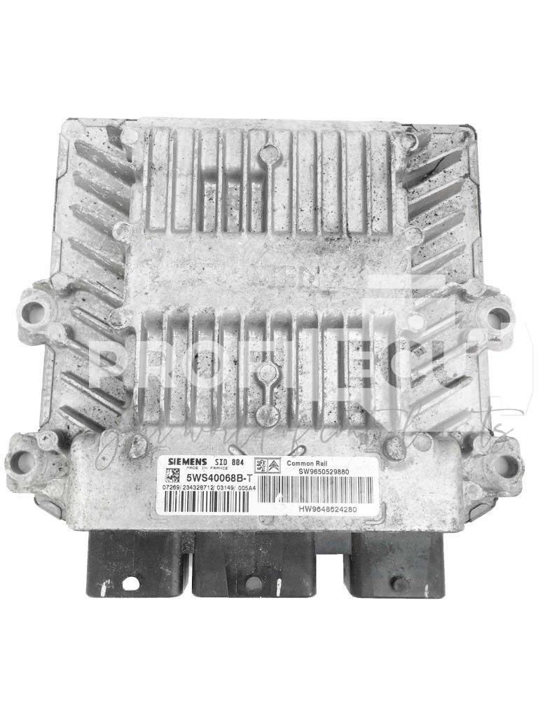 5WS40068B-T 9650529880 9648624280 ECU Řídící jednotka motoru PEUGEOT CITROEN