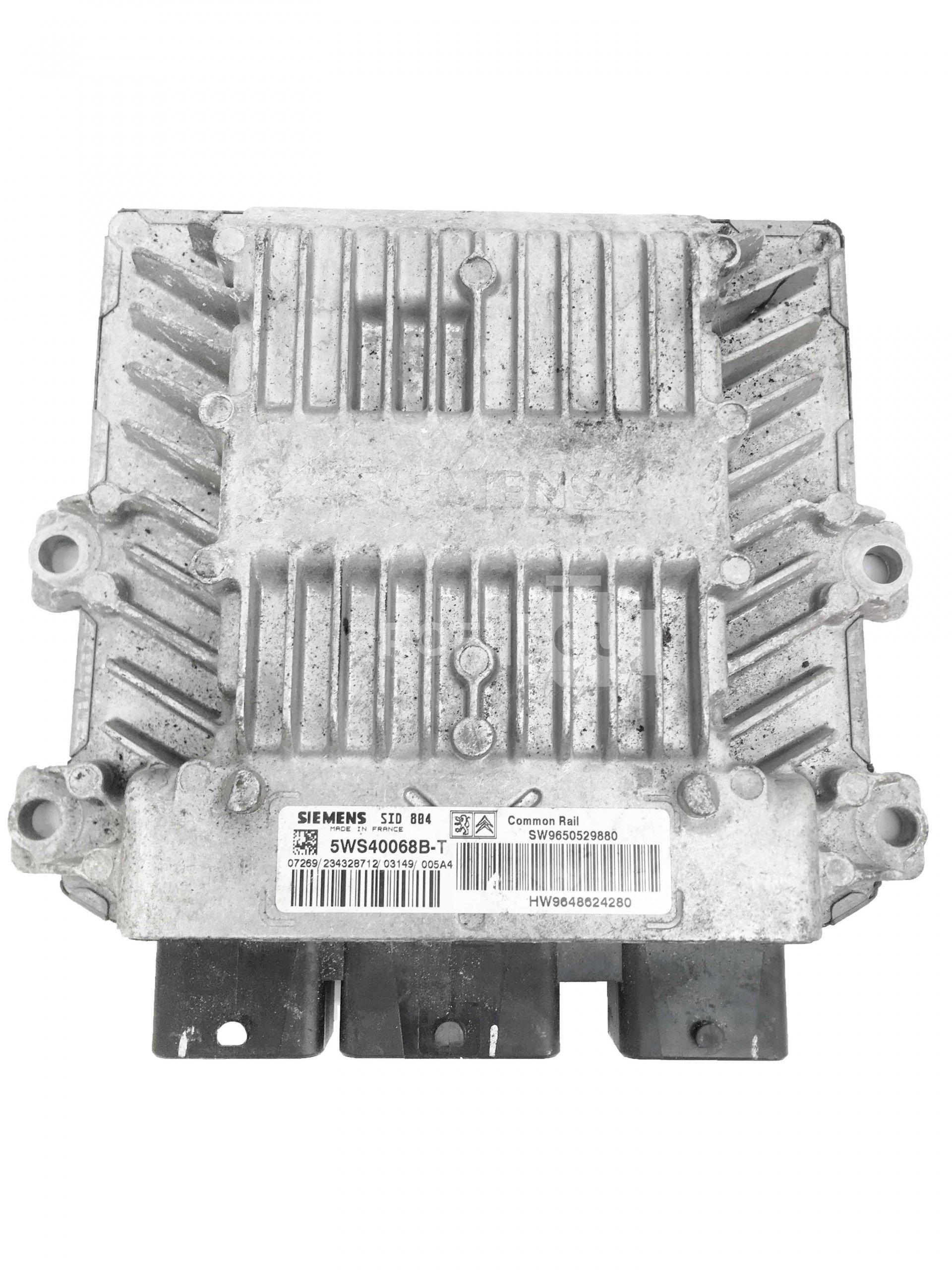 5WS40068B-T 9650529880 9648624280 ECU Řídící jednotka motoru PEUGEOT CITROEN 5WS40068B-T 9650529880 9648624280 ECU Řídící jednotka motoru PEUGEOT CITROEN