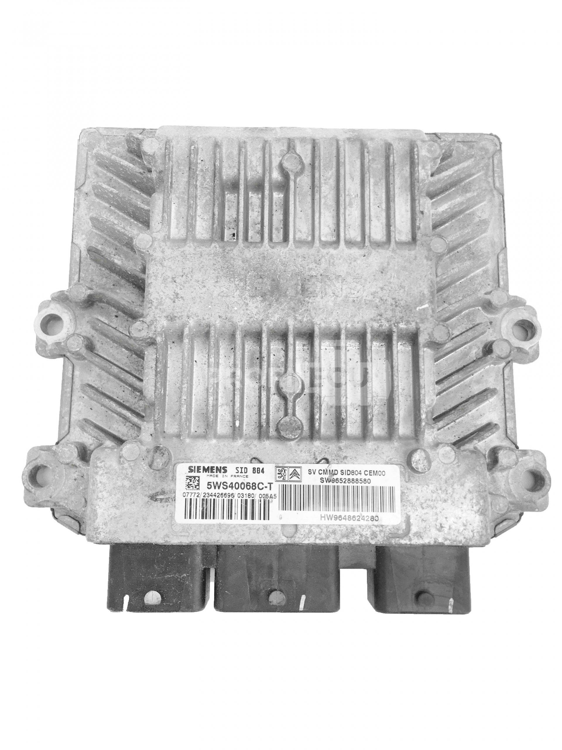 5WS40068C-T 9648624280 9652888580 ECU Řídící jednotka motoru CITROEN PEUGEOT 1.4 HDI 5WS40068C-T 9648624280 9652888580 ECU Řídící jednotka motoru CITROEN PEUGEOT 1.4 HDI