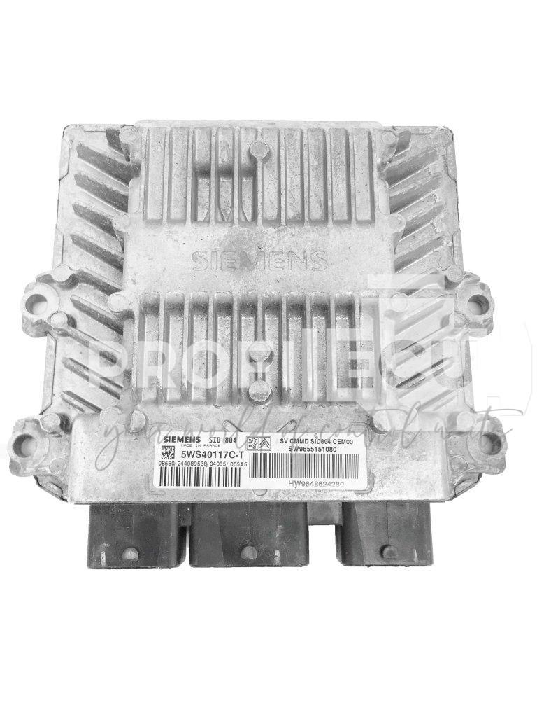 5WS40117C-T 9648624280 9655151080 ECU Řídící jednotka motoru CITROEN C3