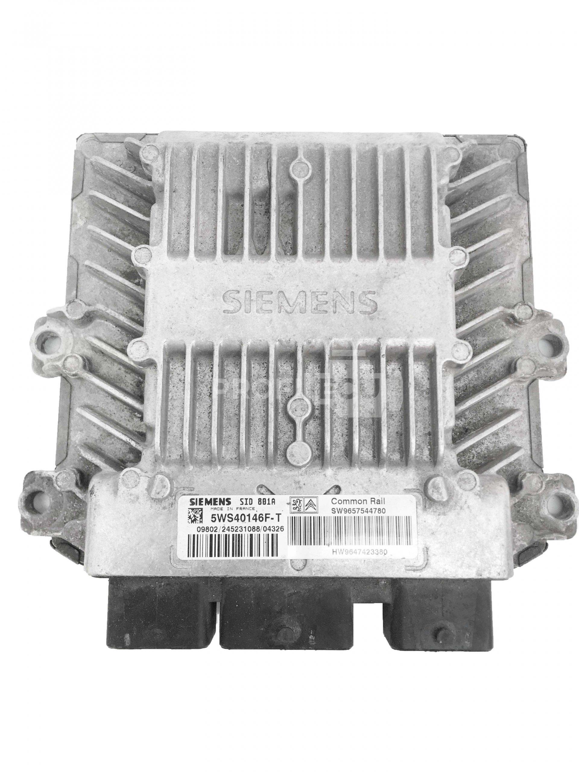 5WS40146F-T 9647423380 9657544780 ECU Řídící jednotka motoru CITROEN