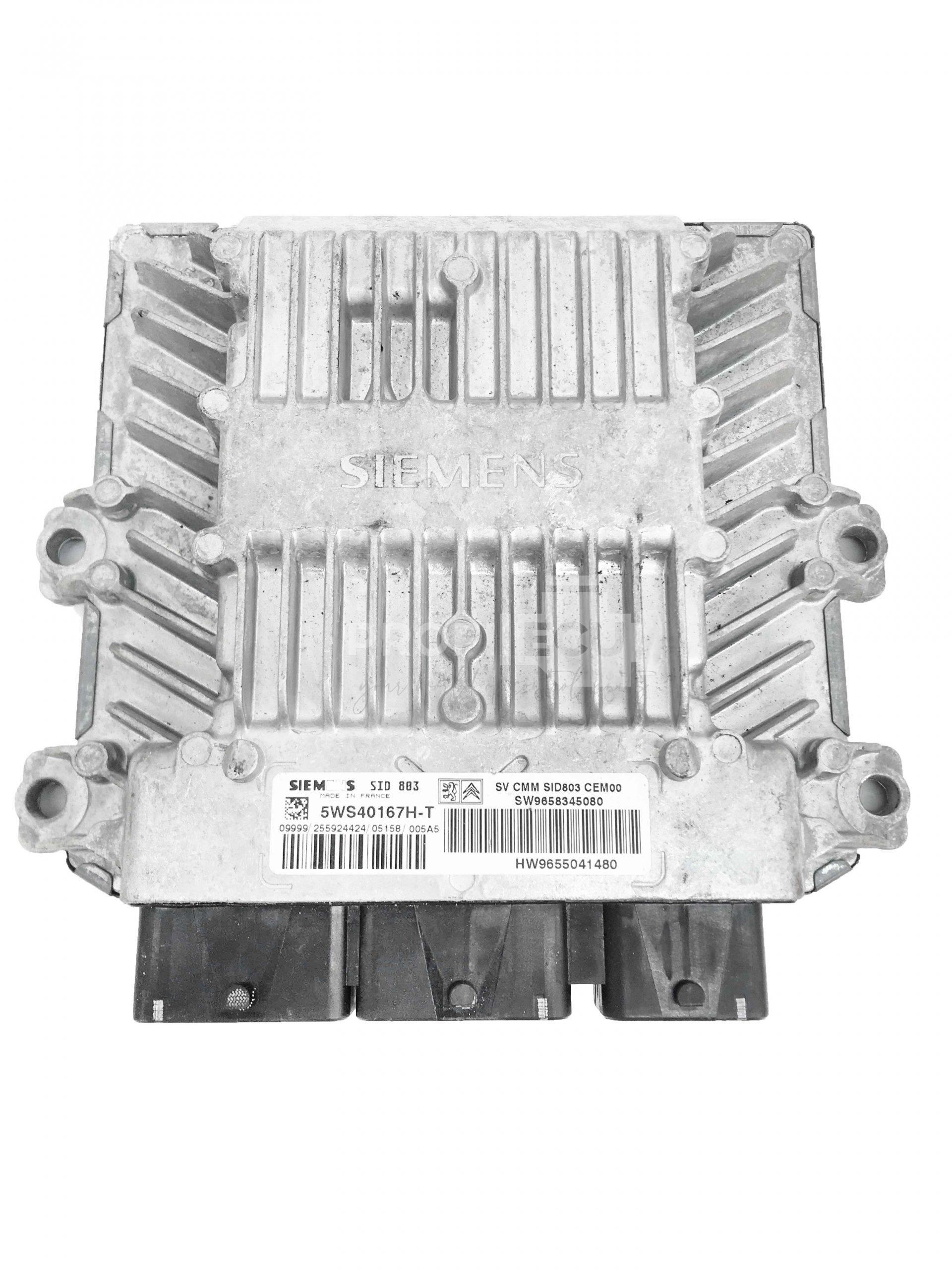 5WS40167H-T 9655041480 9658345080 ECU Řídící jednotka motoru PEUGEOT 407 5WS40167H-T 9655041480 9658345080 ECU Řídící jednotka motoru PEUGEOT 407