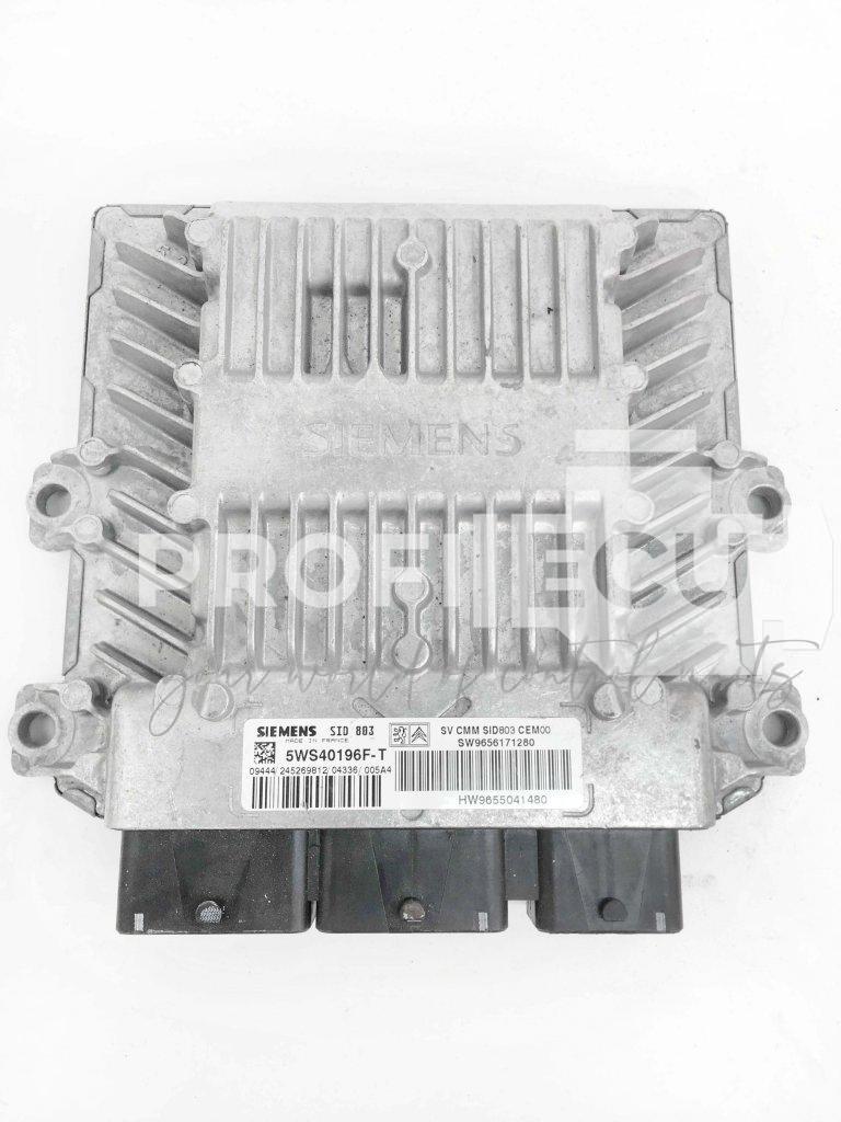 5WS40196F-T 9655041480 9656171280 ECU Řídící jednotka motoru PEUGEOT 407 HDI
