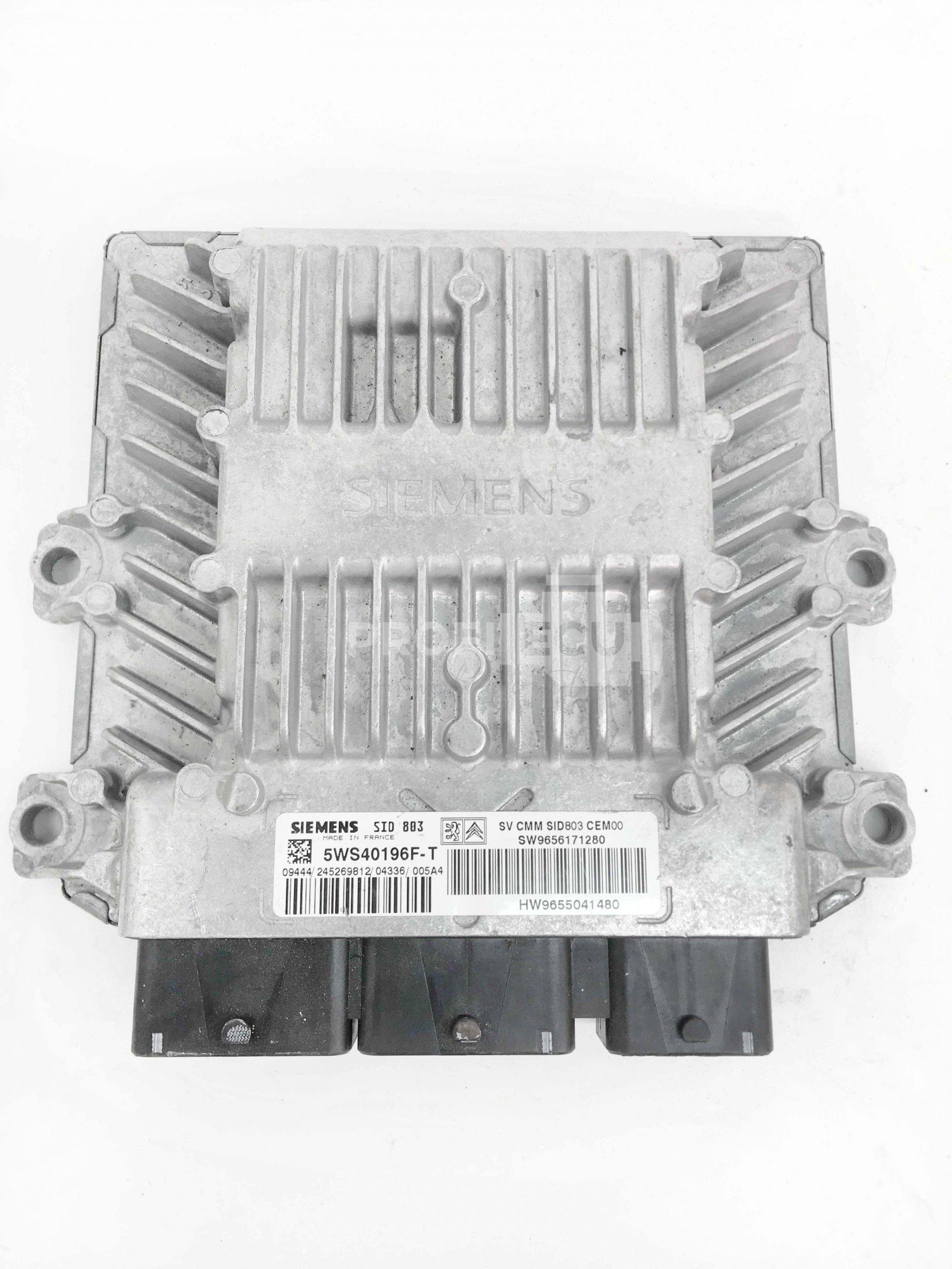 5WS40196F-T 9655041480 9656171280 ECU Řídící jednotka motoru PEUGEOT 407 HDI