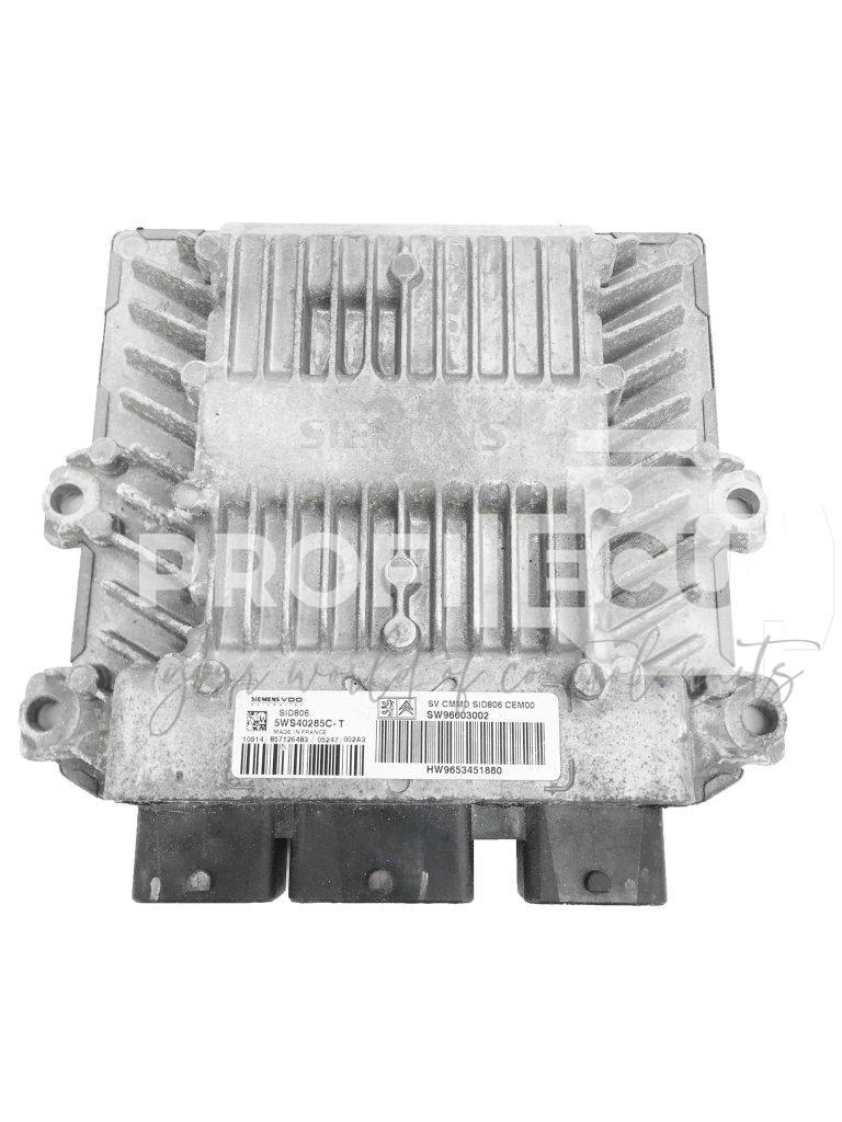 5WS40285C-T 9653451880 9660300280 ECU Řídící jednotka motoru CITROEN C3