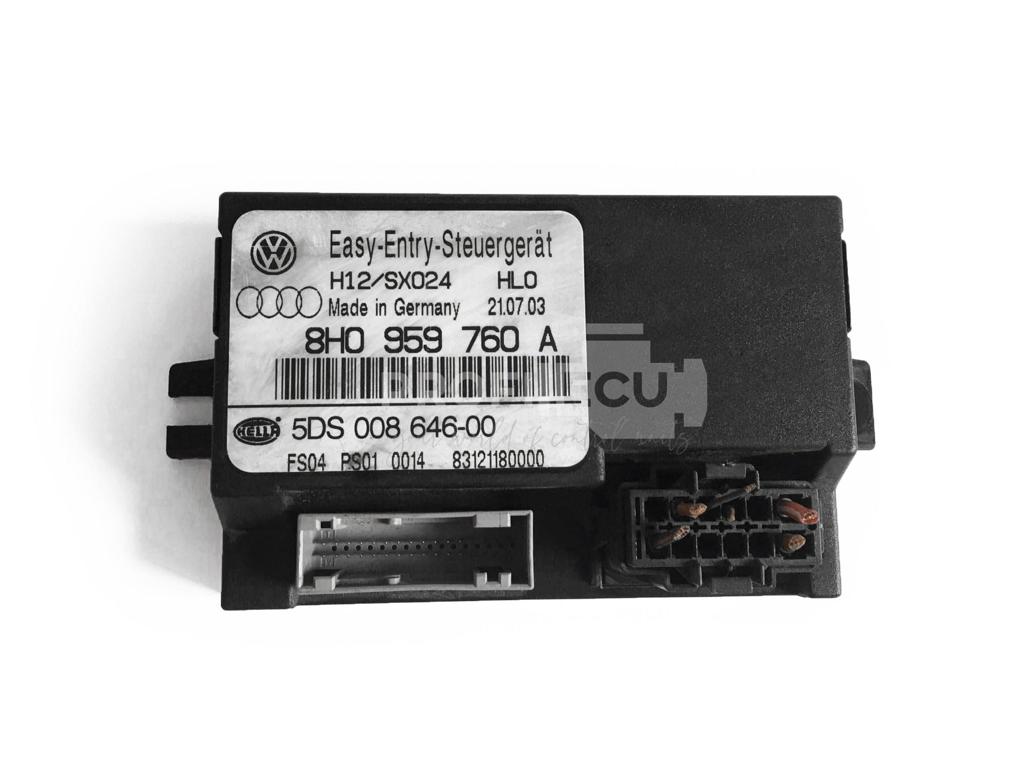 8H0959760A 8H0 959 760 A 5DS 008 646-00 Jednotka sedačky VW AUDI ...