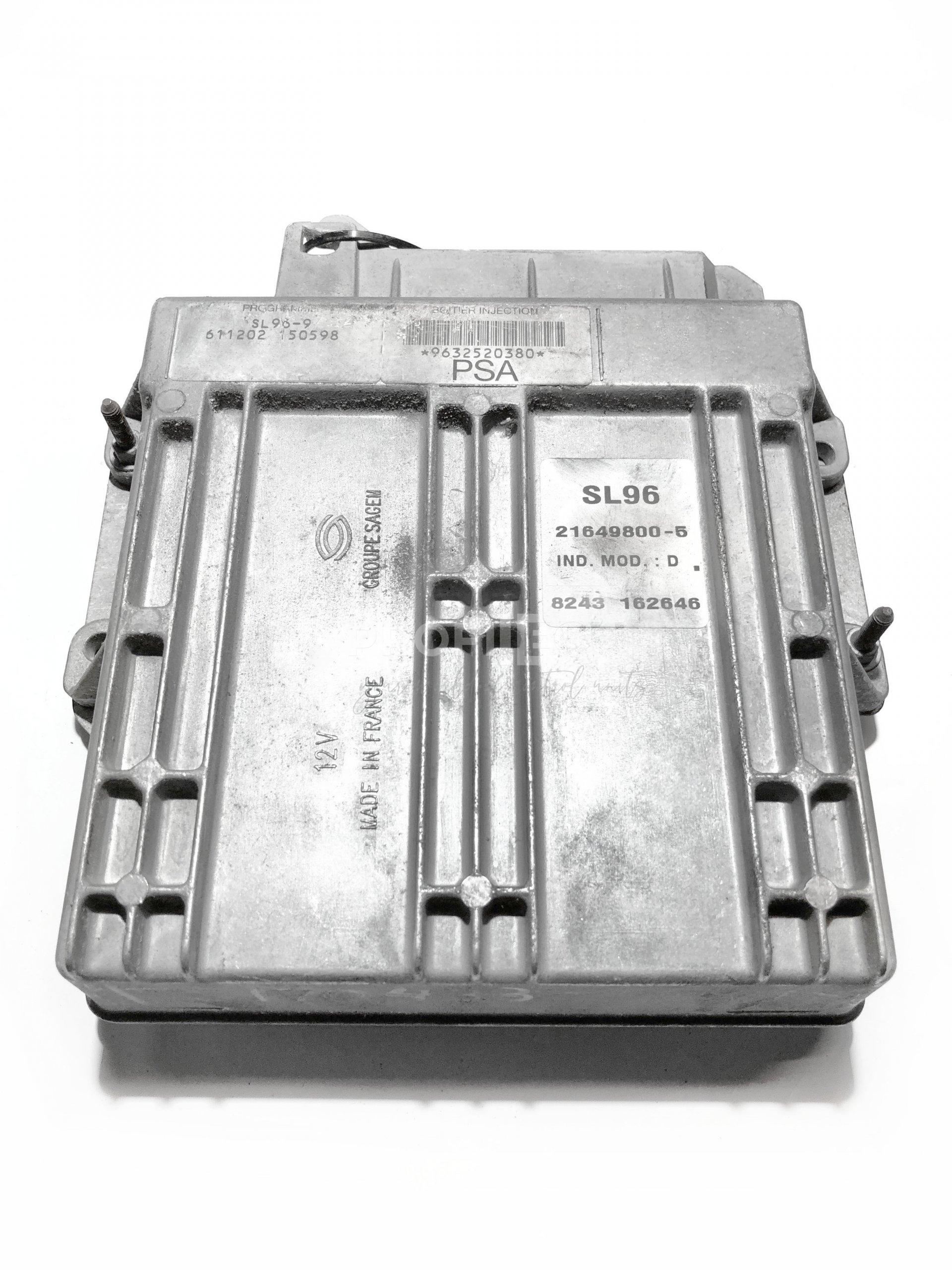 9632520380 611202 150598 ECU Řídící jednotka motoru PEUGEOT PARTNER CITROEN BERLINGO 1.4