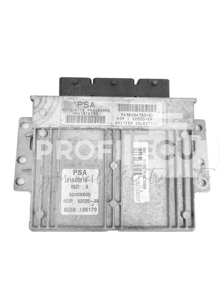 9641816180 9638484780 ECU Řídící jednotka motoru PEUGEOT CITROEN