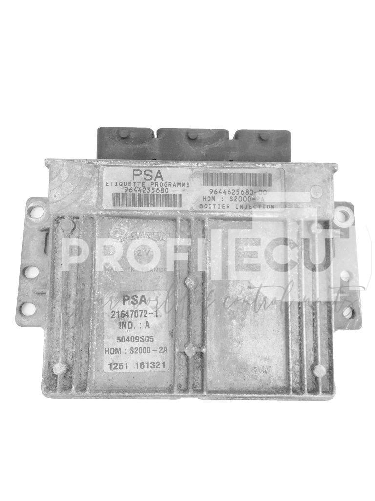 9644235680 9644625680 ECU Řídící jednotka motoru PEUGEOT 206