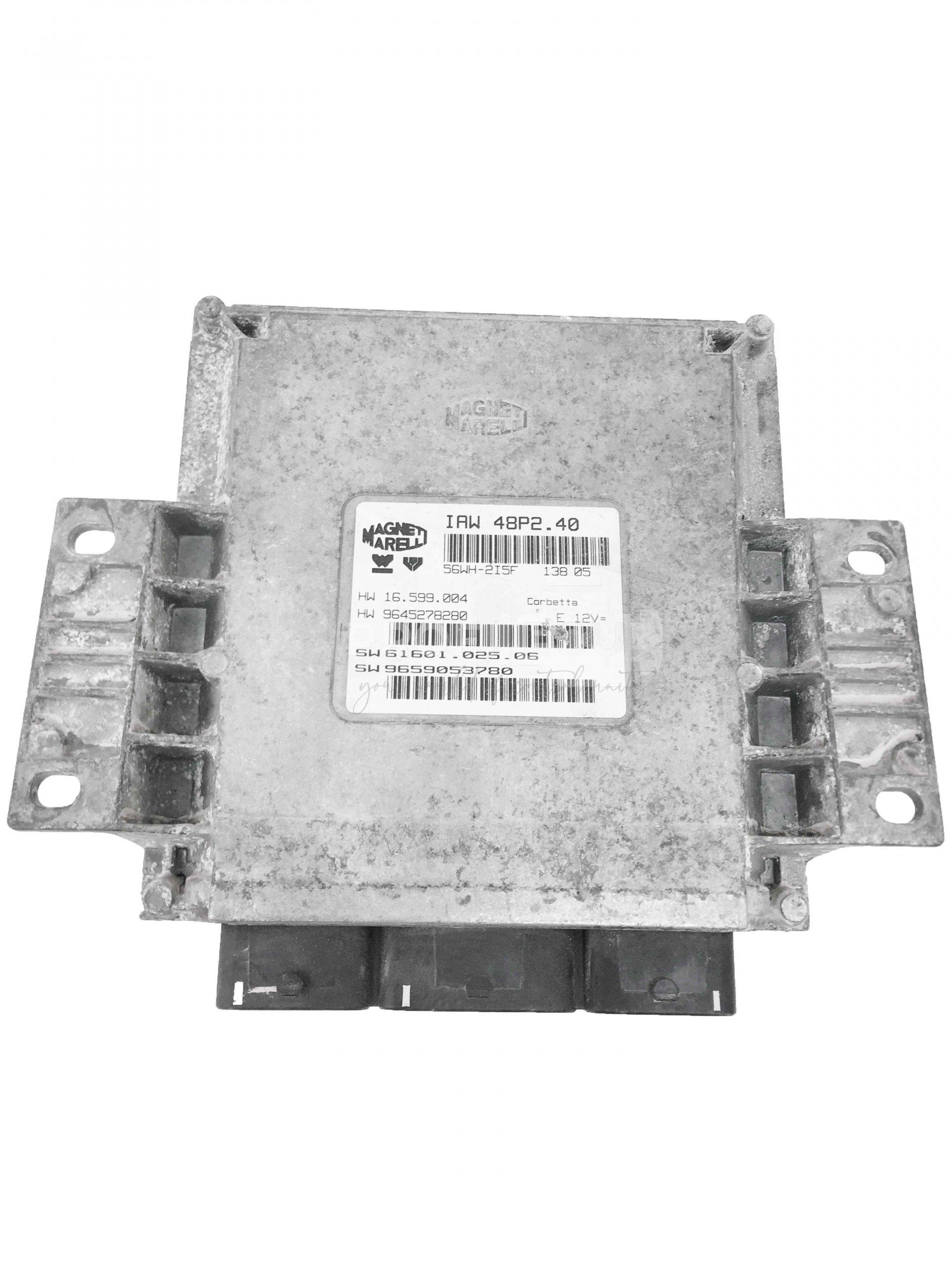 IAW 48P2.40 IAW48P240 9645278280 ECU Řídící jednotka motoru CITROEN