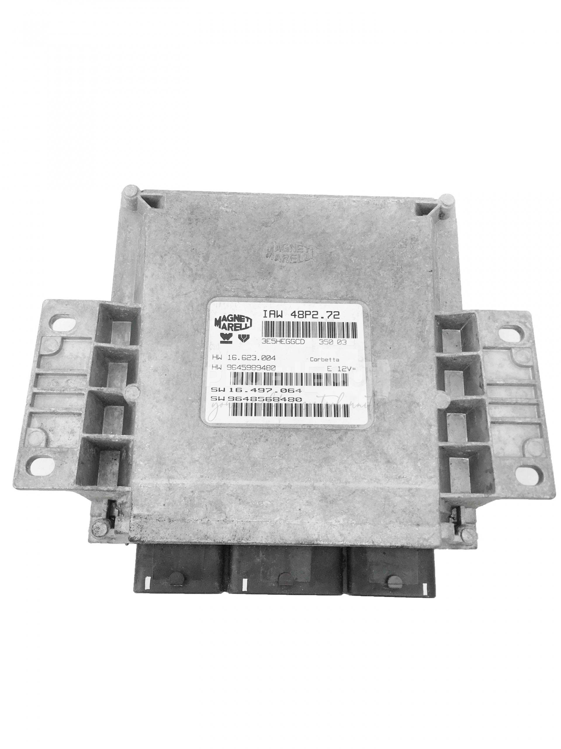 IAW 48P2.72 IAW48P2.72 9645989480 9648568480 PSA ECU Řídící jednotka motoru CITROEN