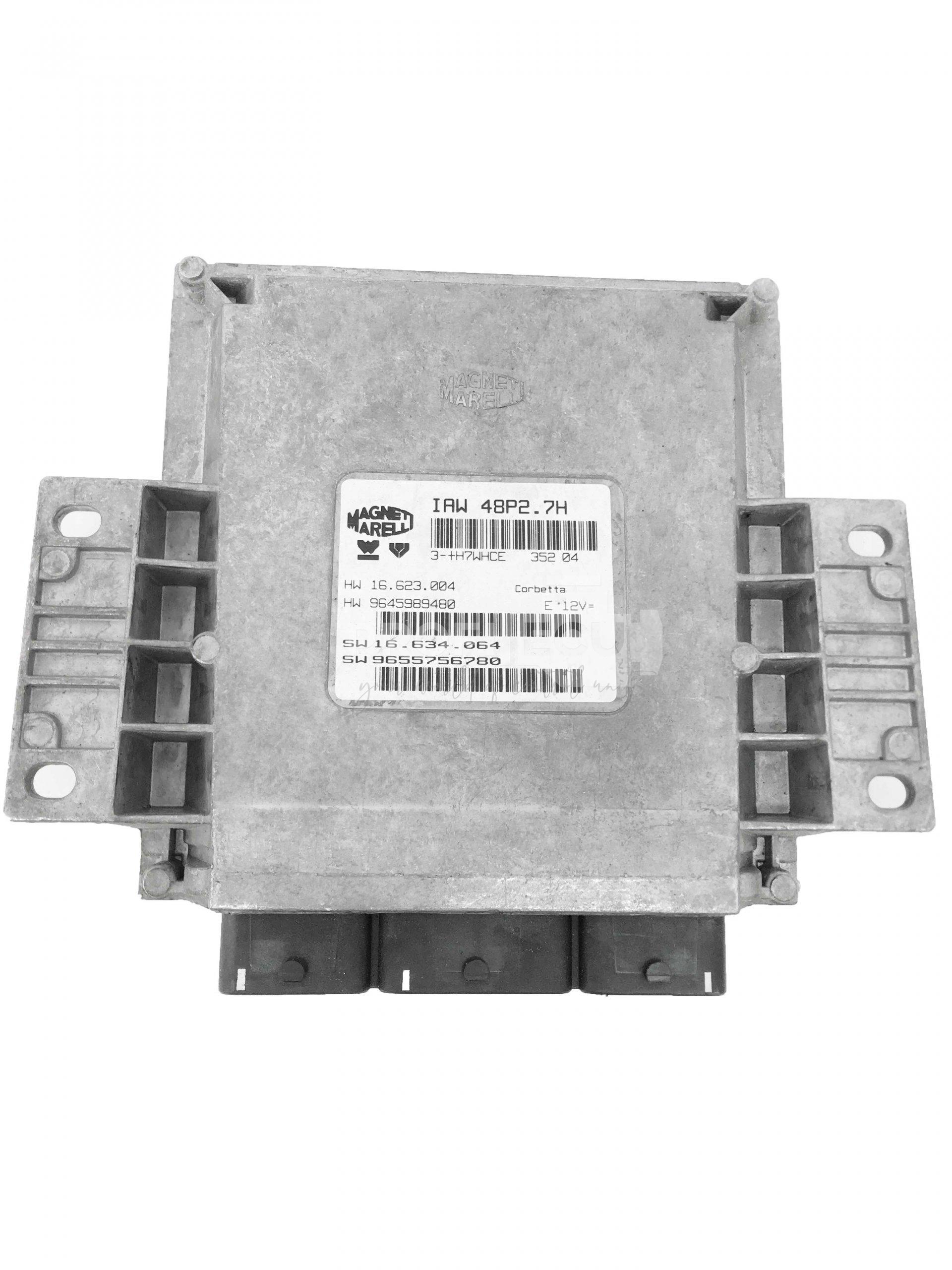 9645989480 9655756780 IAW48P27H ECU Řídící jednotka motoru CITROEN C2