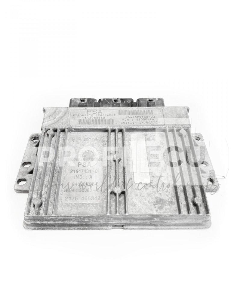 9646988680 9644625680 ECU Řídící jednotka motoru PEUGEOT 206