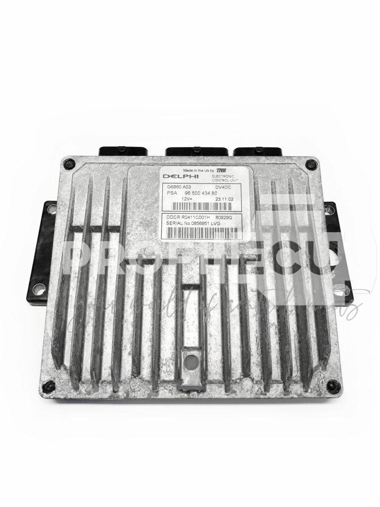 9650043480 R0411C001H ECU Řídící jednotka motoru CITROEN PEUGEOT