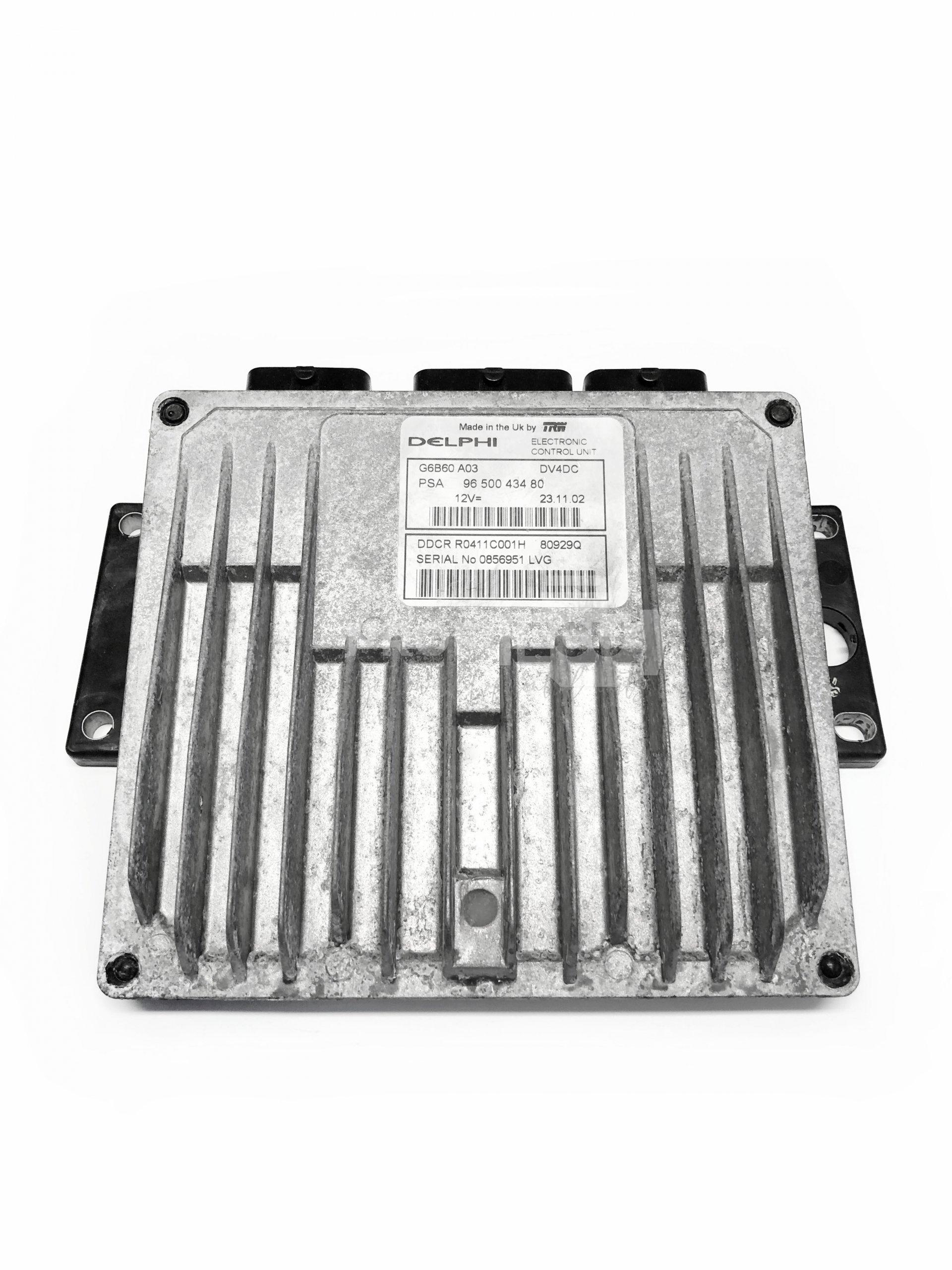 9650043480 R0411C001H ECU Řídící jednotka motoru CITROEN PEUGEOT