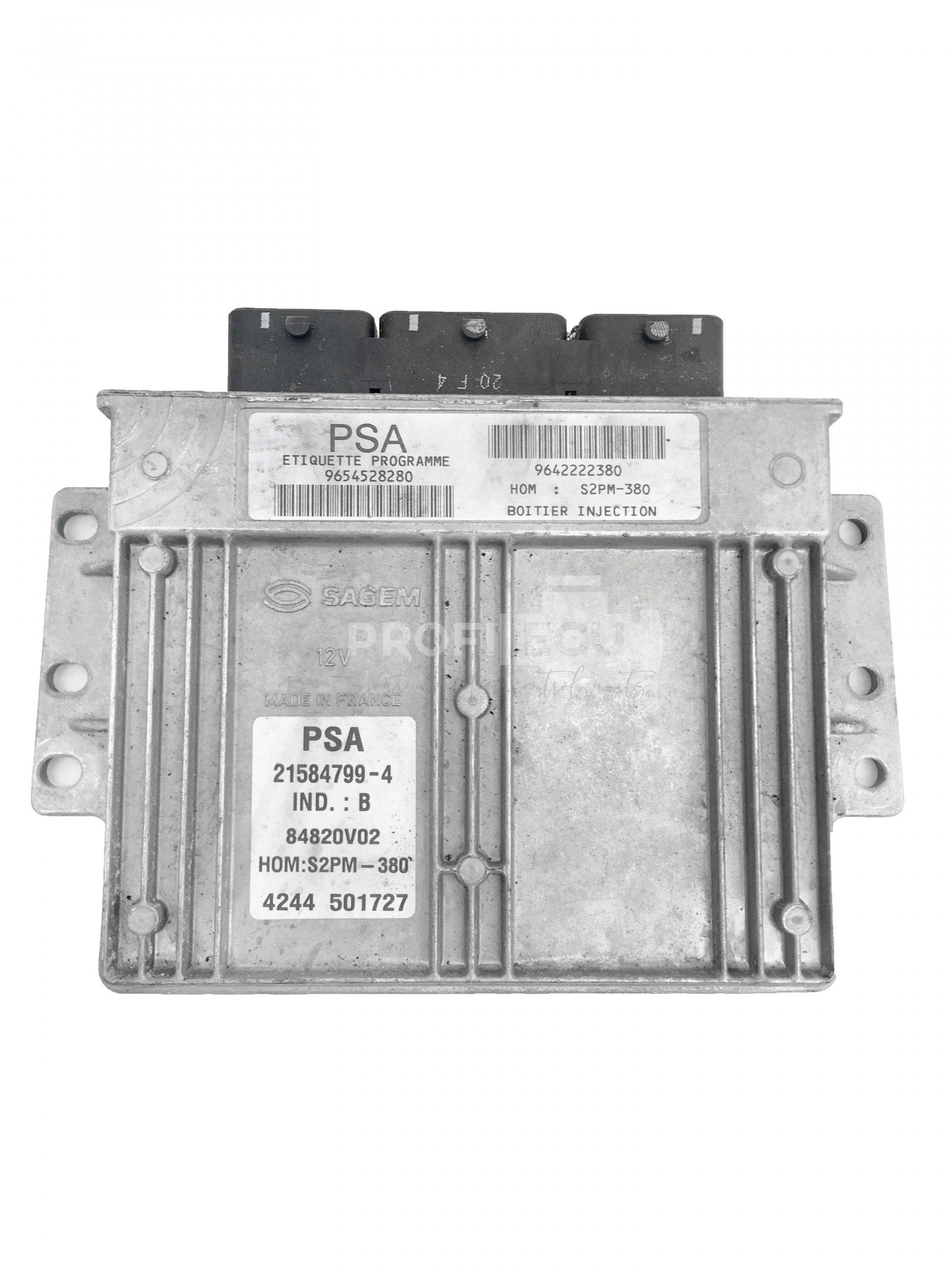 9654528280 9642222380 ECU Řídící jednotka motoru CITROEN C3